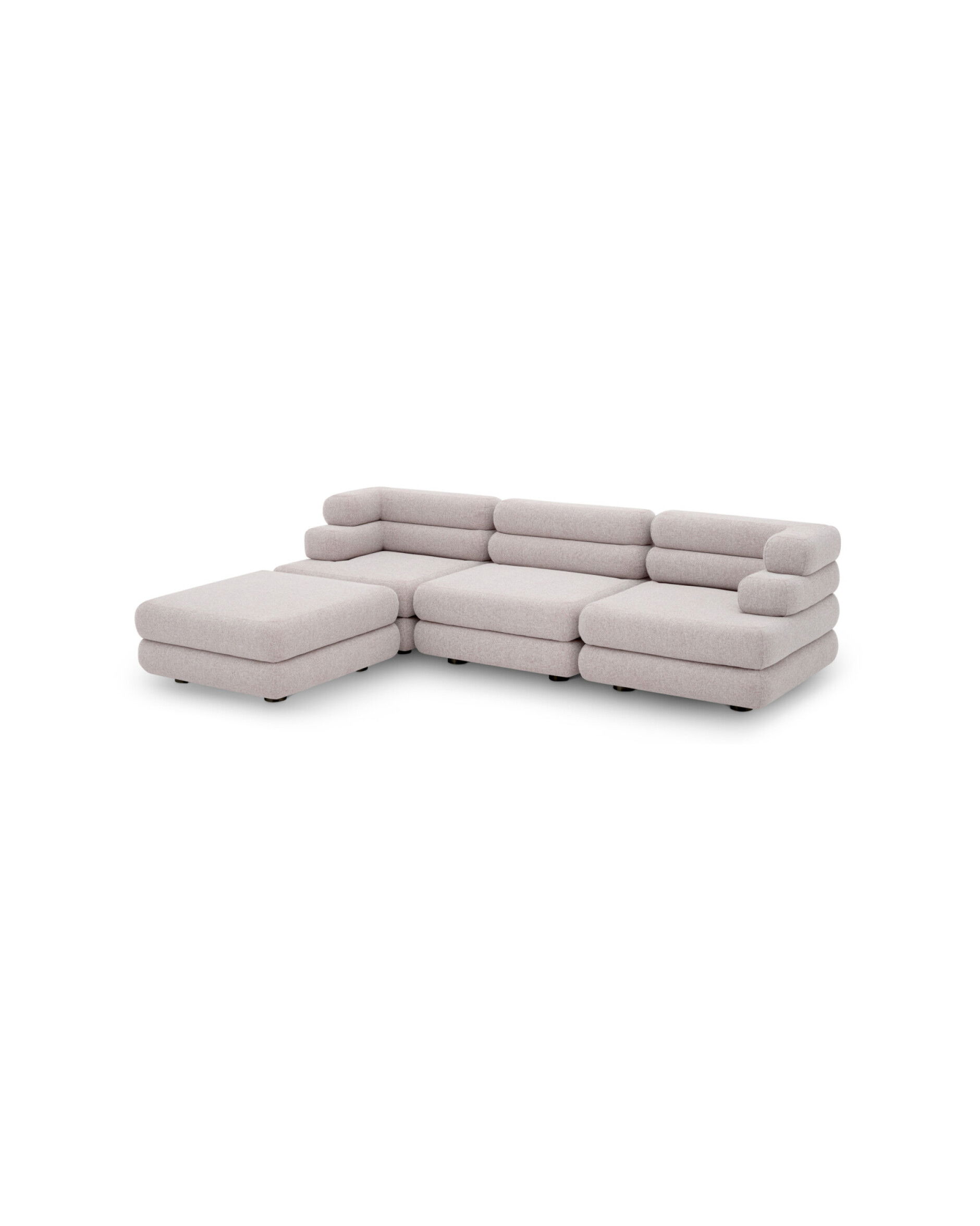 Malaga sofa mauritius light grey left