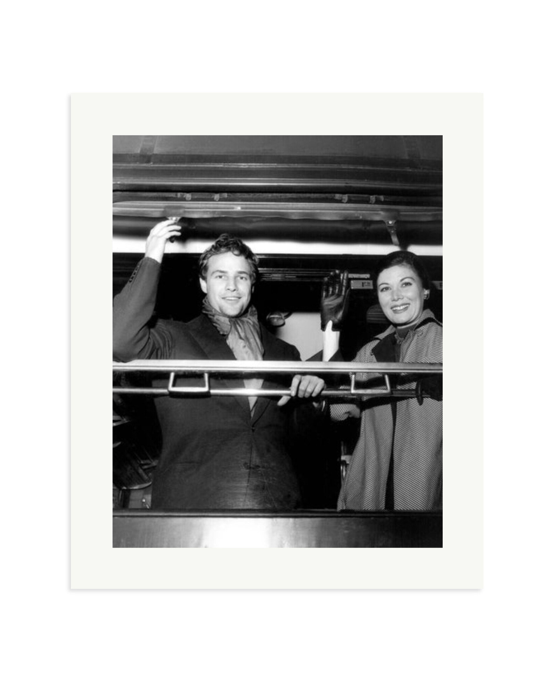 Marlon Brando and Rakia Ibrahim Print Only / Large