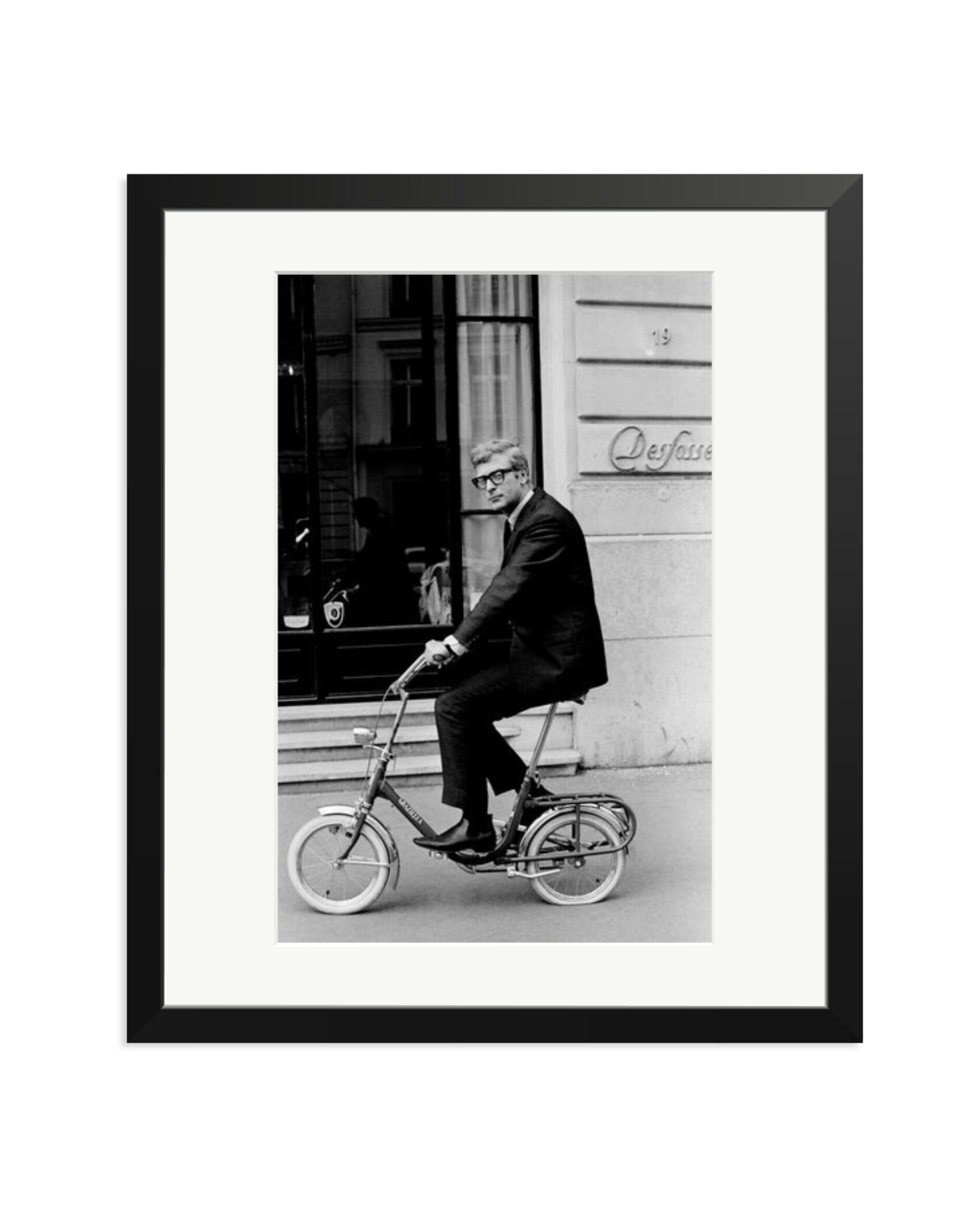 Michael Caine on His Bike Black / Large