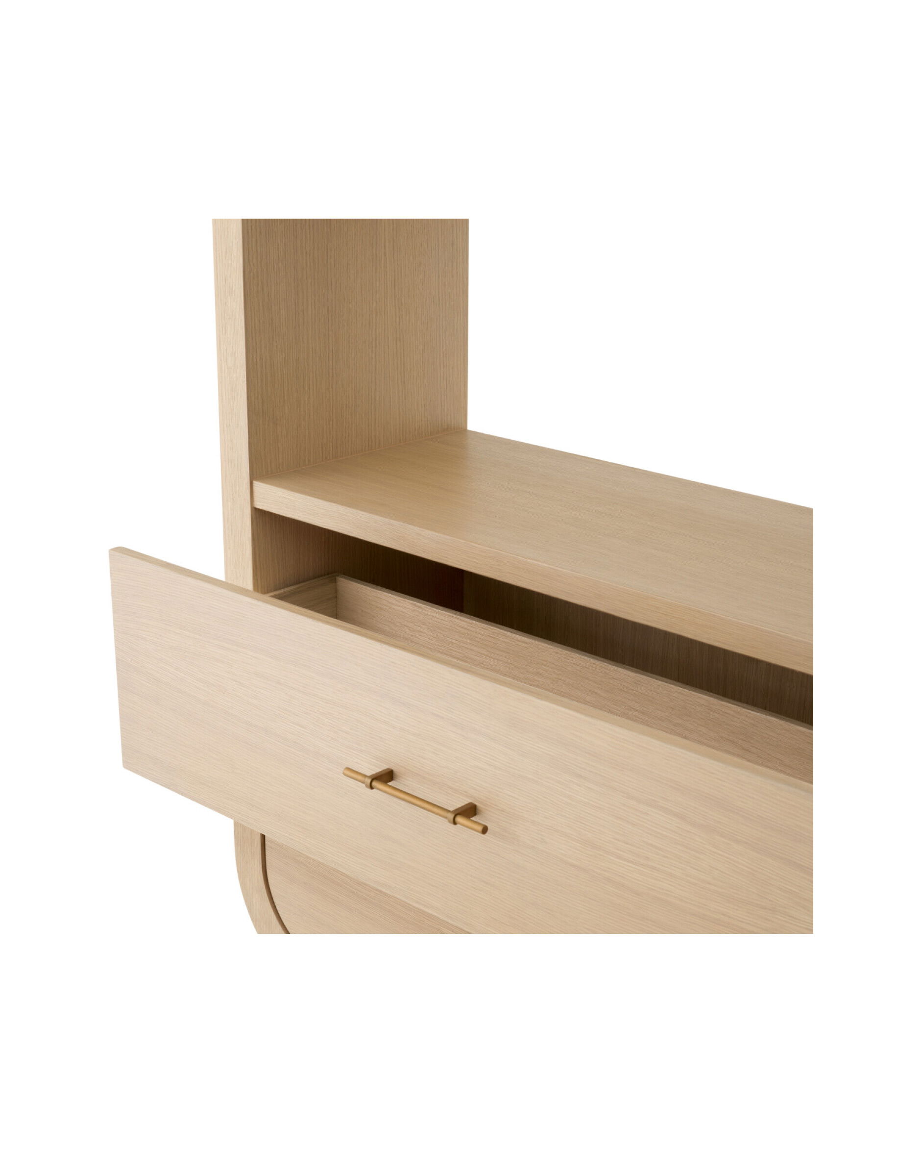 Quinton-Bücherregal, natürliches Eichenfurnier