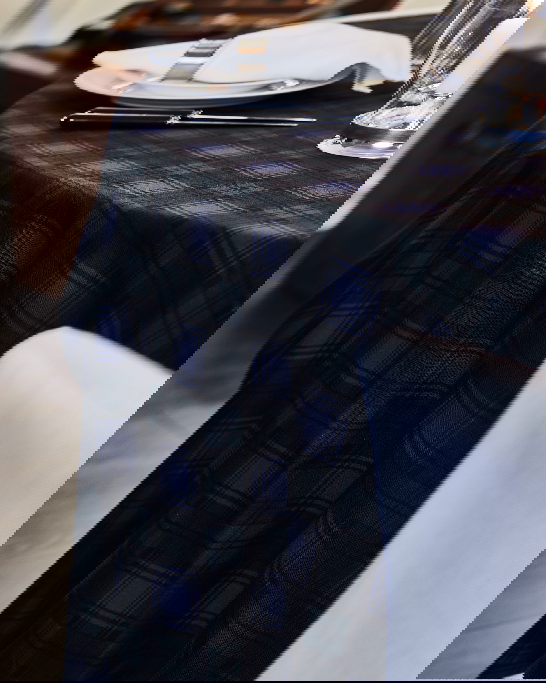 Gstaad bordsduk rutig