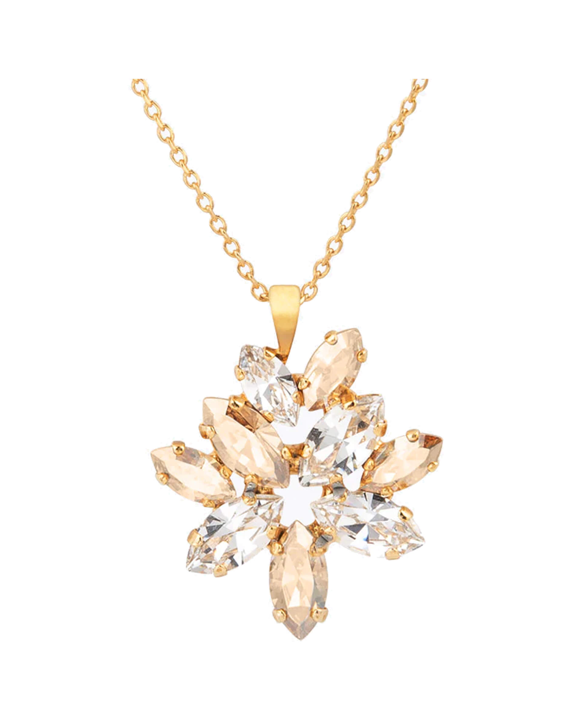 Melia halsband crystal golden shadow