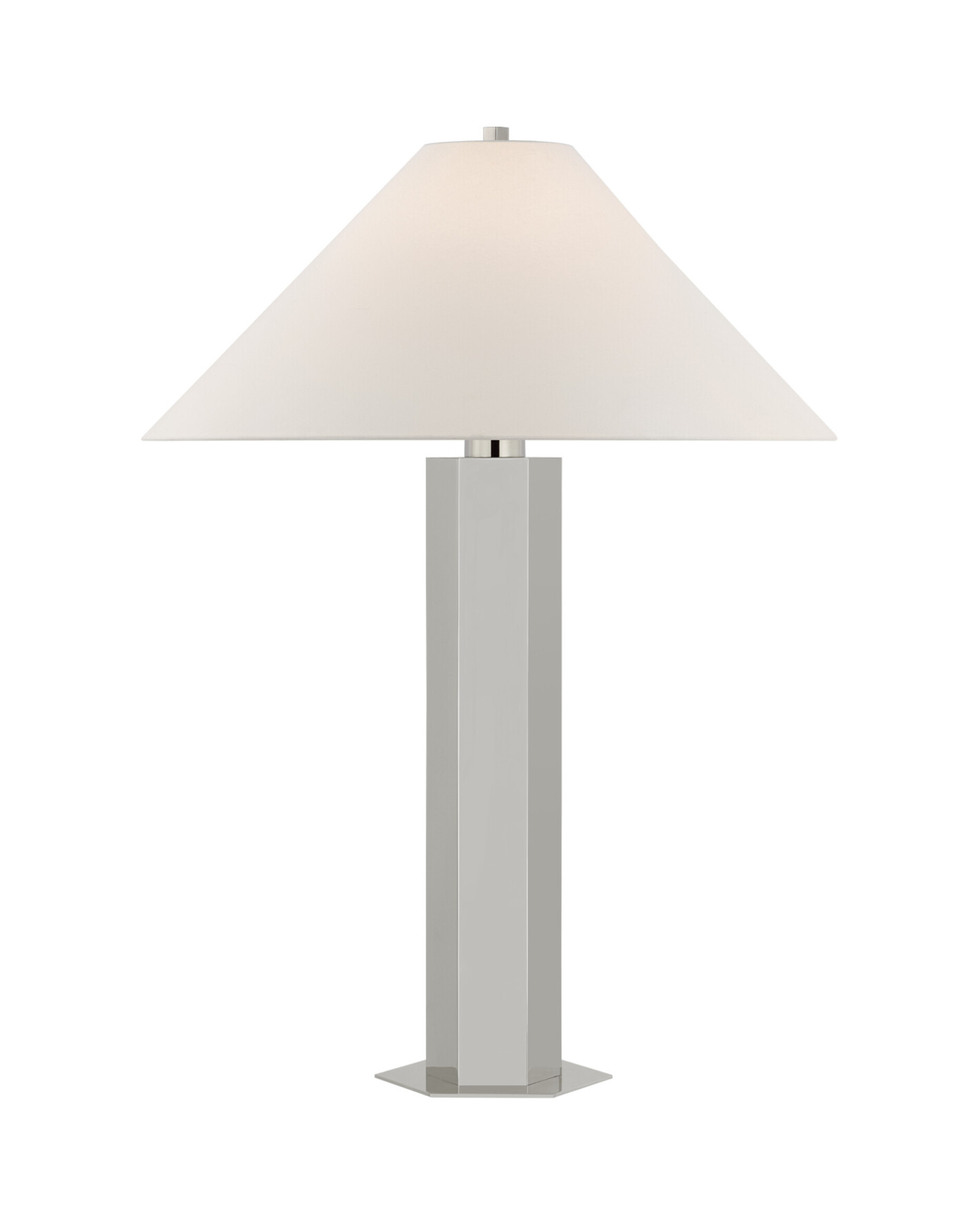 Olivier Table Lamp Polished Nickel Medium