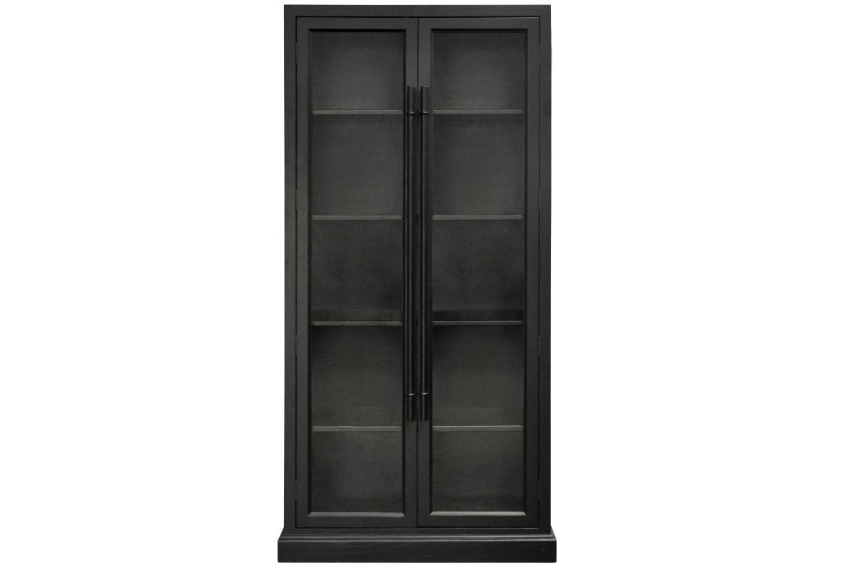 Narbonne vitrinskåp svart