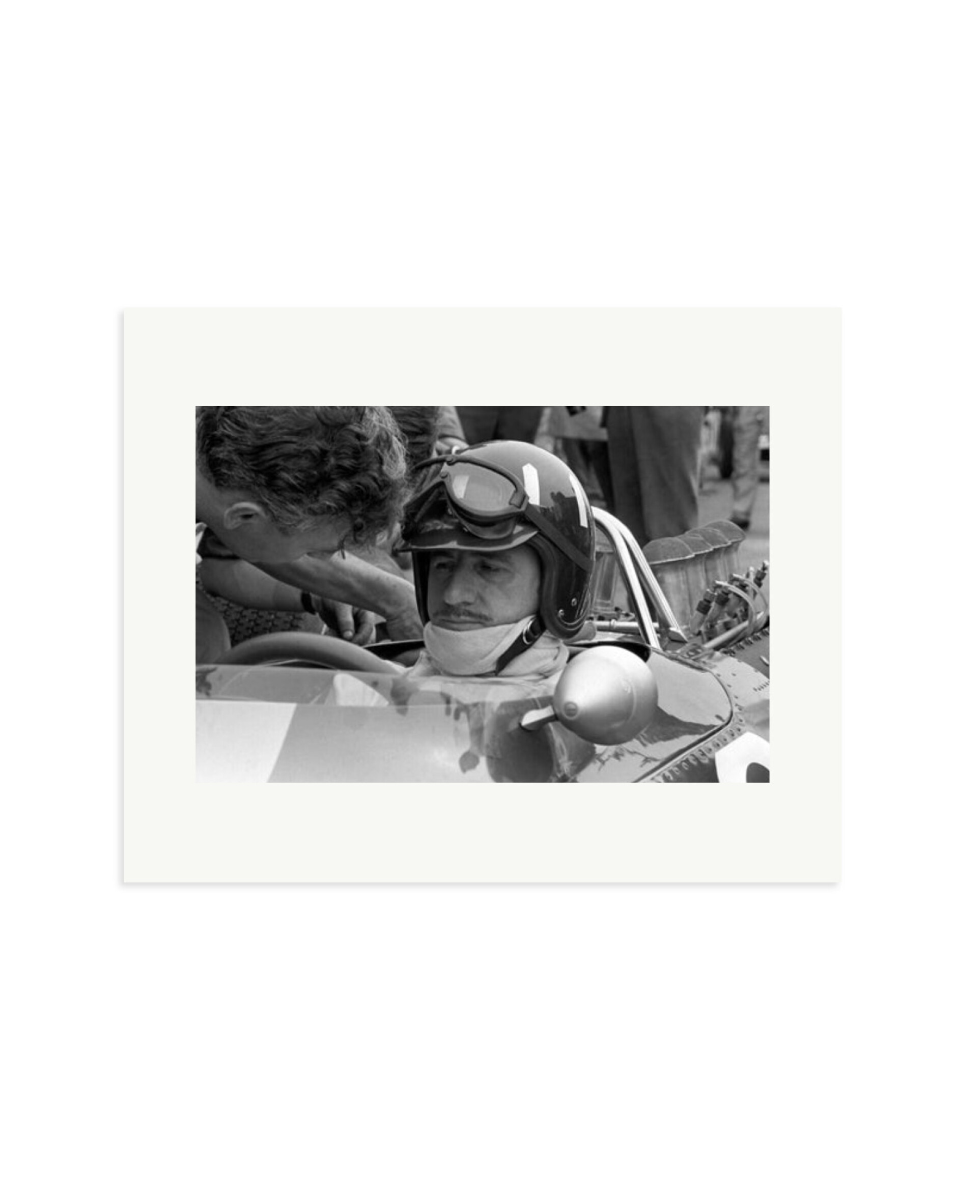 Graham Hill and Keith Duckworth Print Only / Medium
