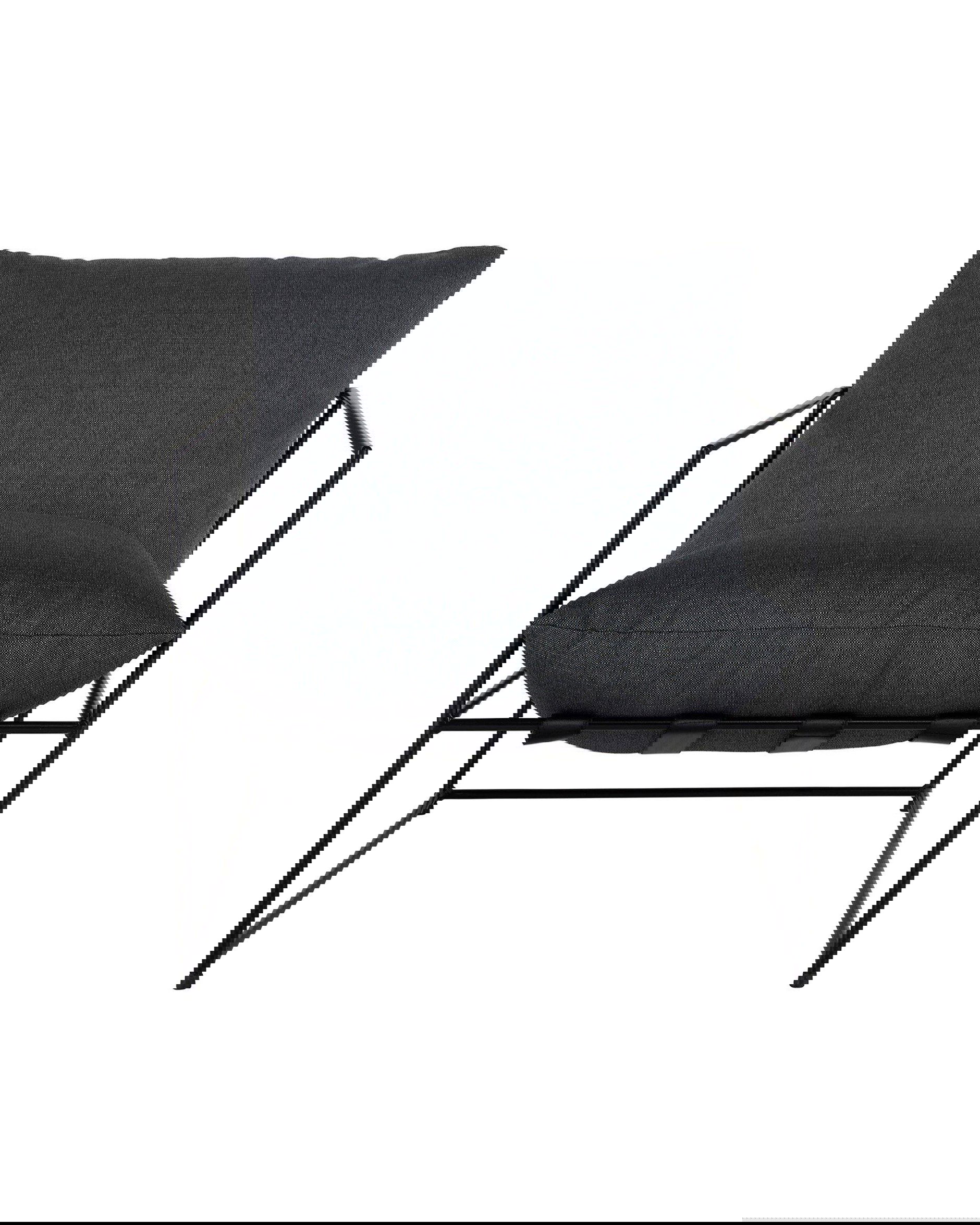 Cannes fåtölj svart