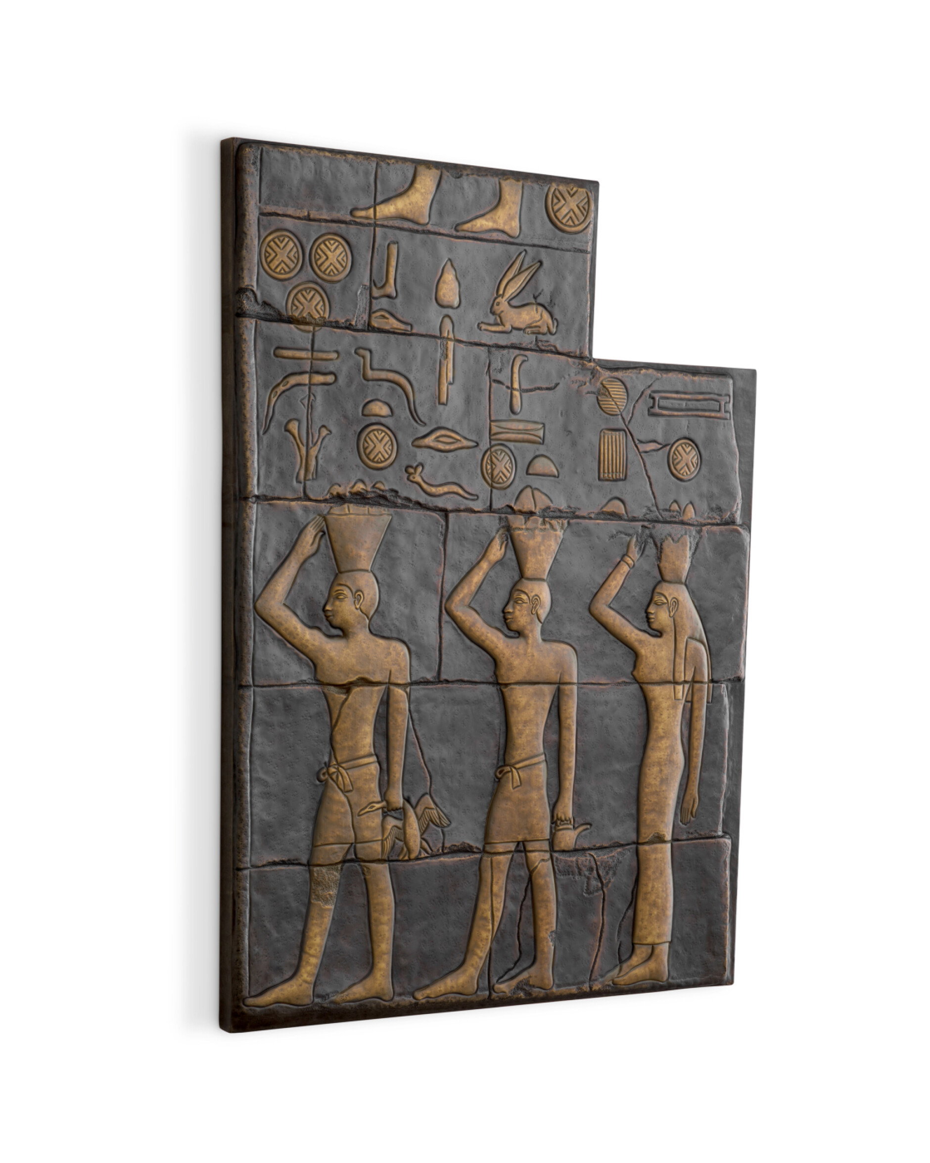 Akhtihotep veggdekorasjon bronze