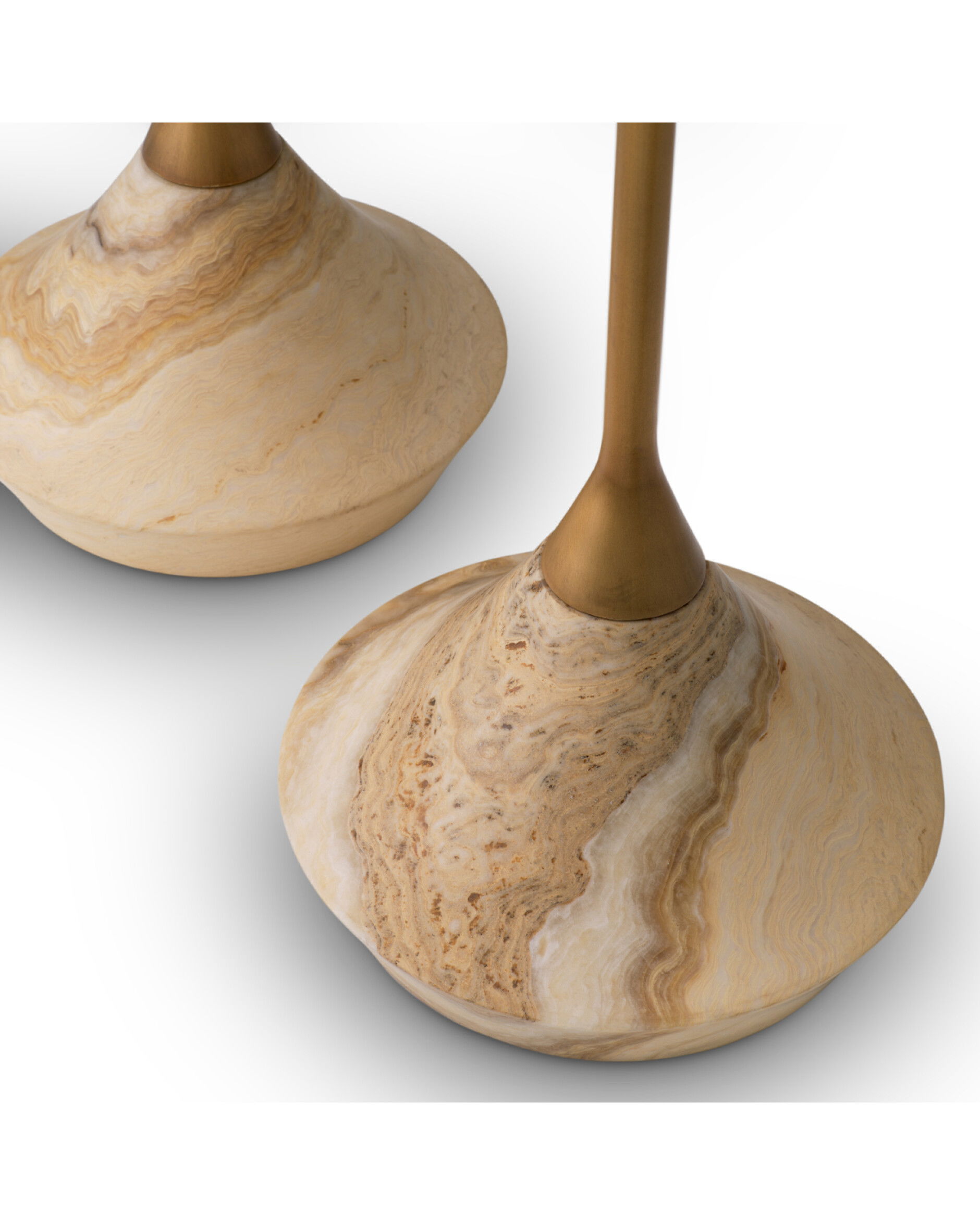 Puglia sidobord beige 2-set