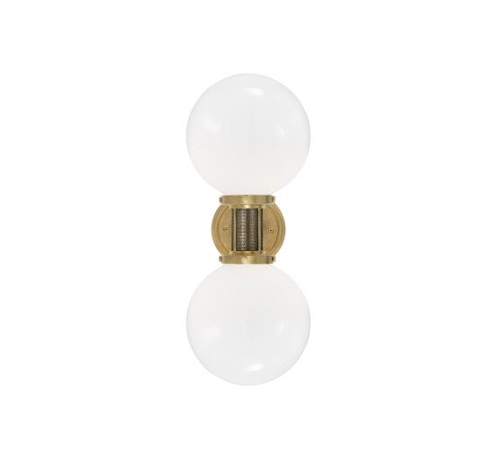 null - McCarren Double Sconce Natural Brass