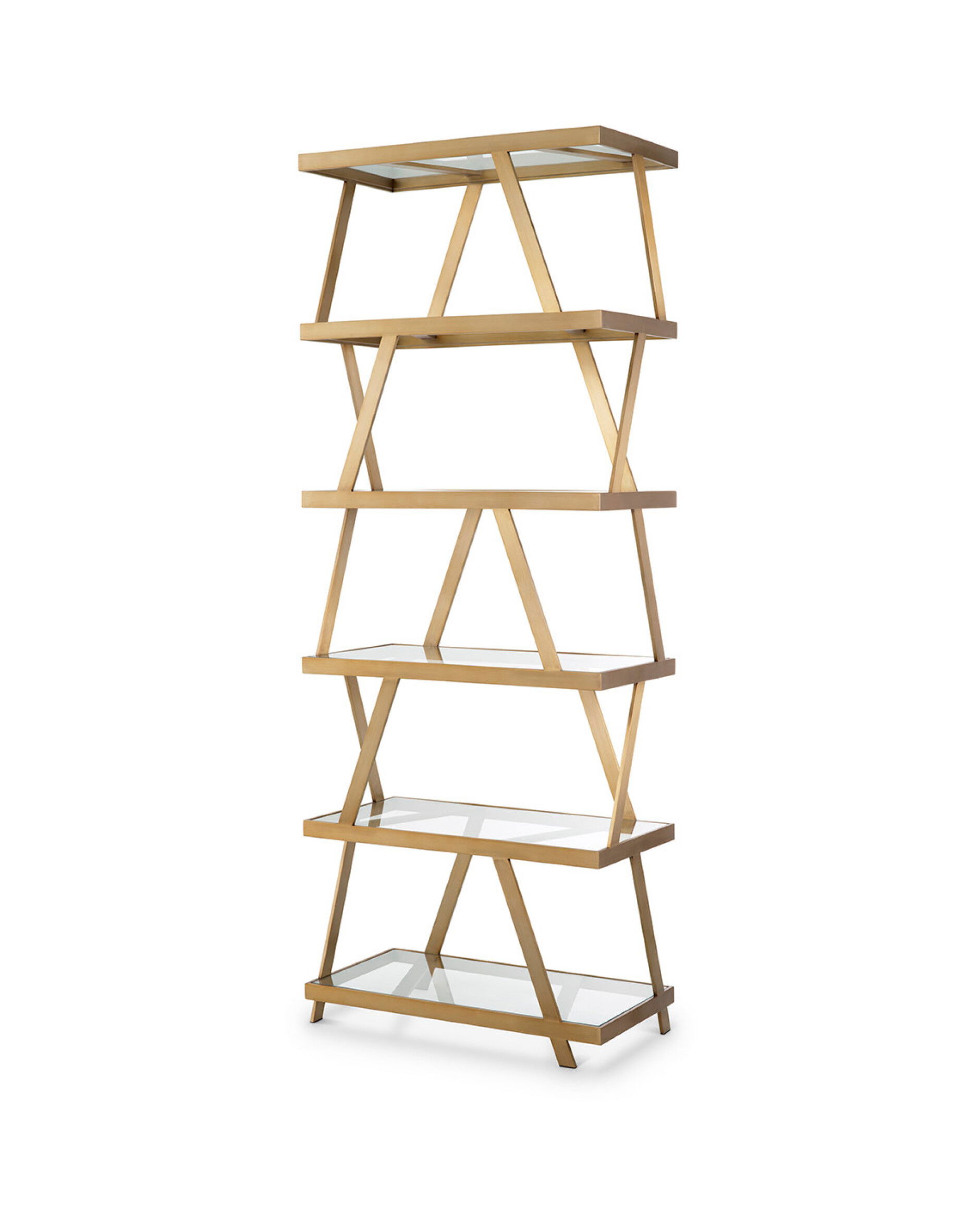 Billinghurst hylla borstad mässing