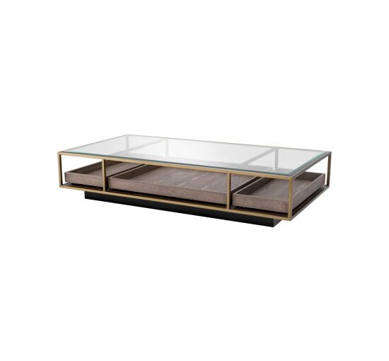 Brushed Brass - Roxton Coffee Table Brushed Brass