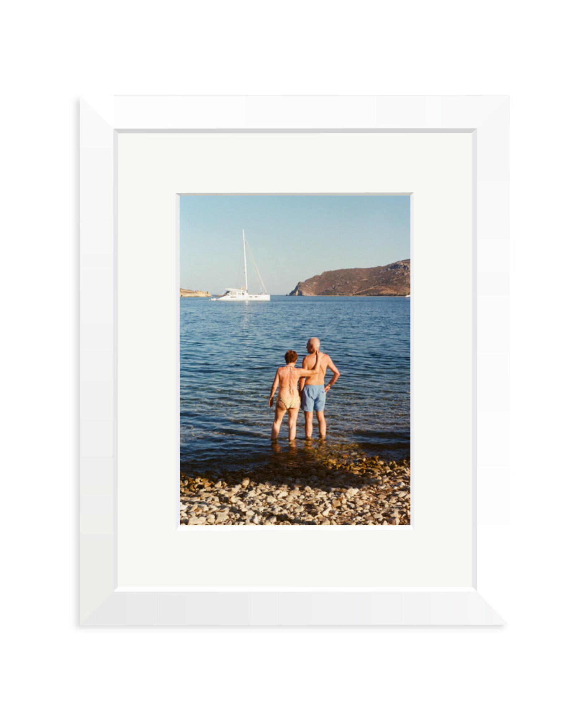 Couple in the Rocks White / Small