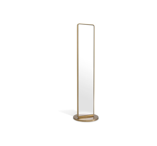 Novo Floor Mirror Brushed Brass