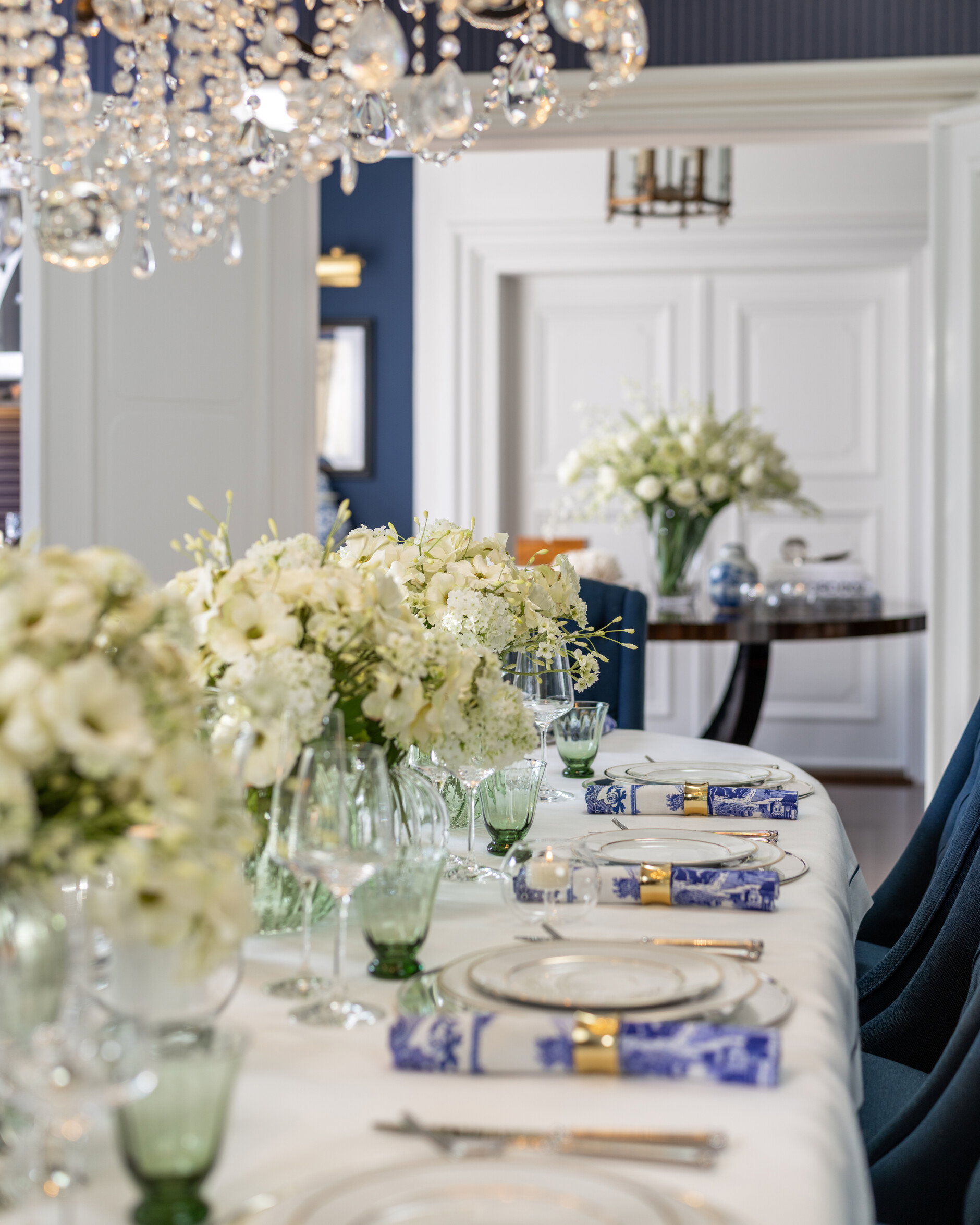 Olivia glas grön 2-pack