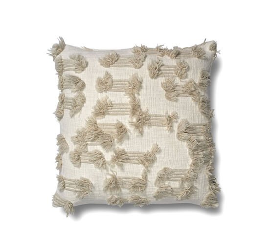 Birch - Rope Cushion Cover White