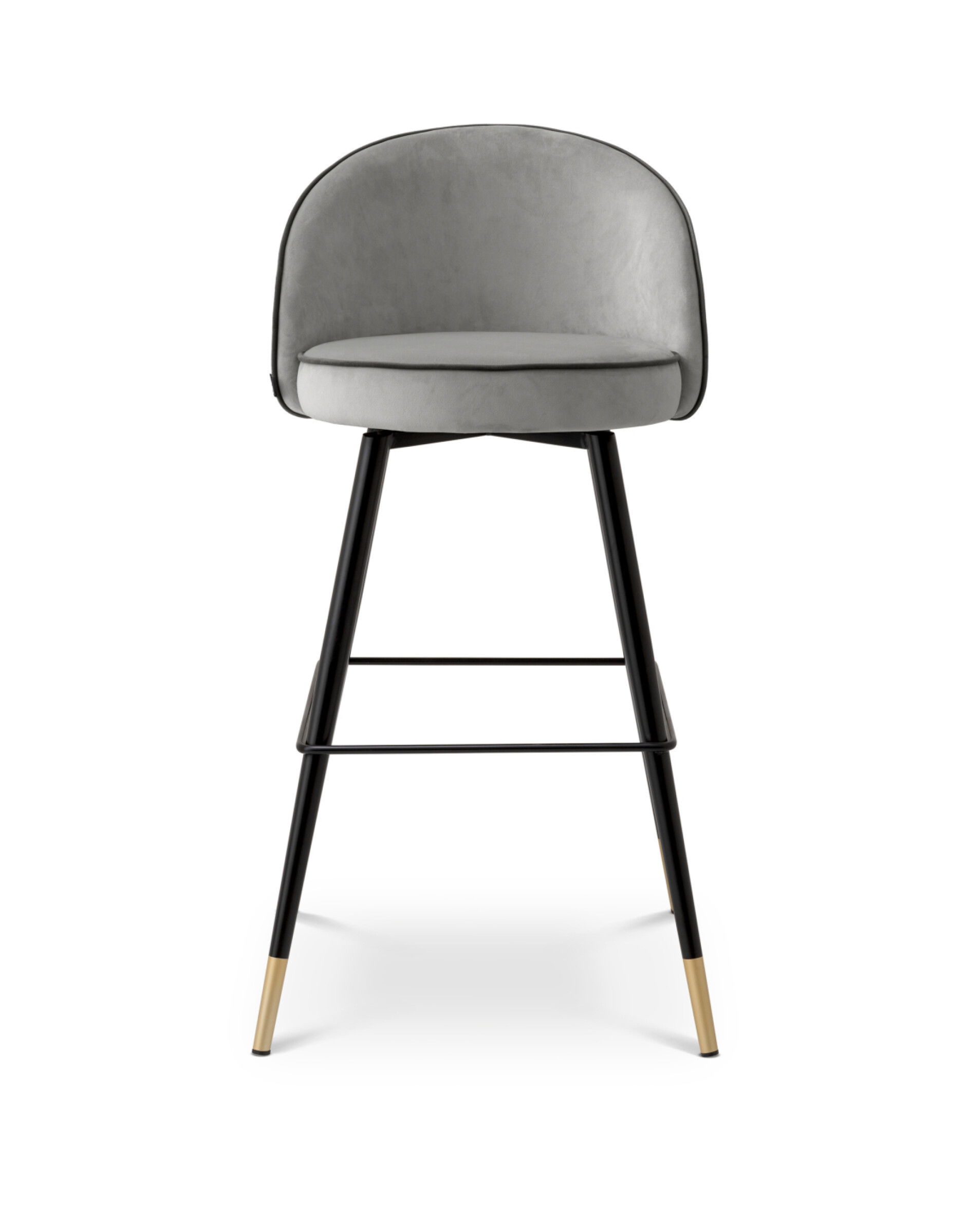 Cooper barstol roche light grey velvet 2-set