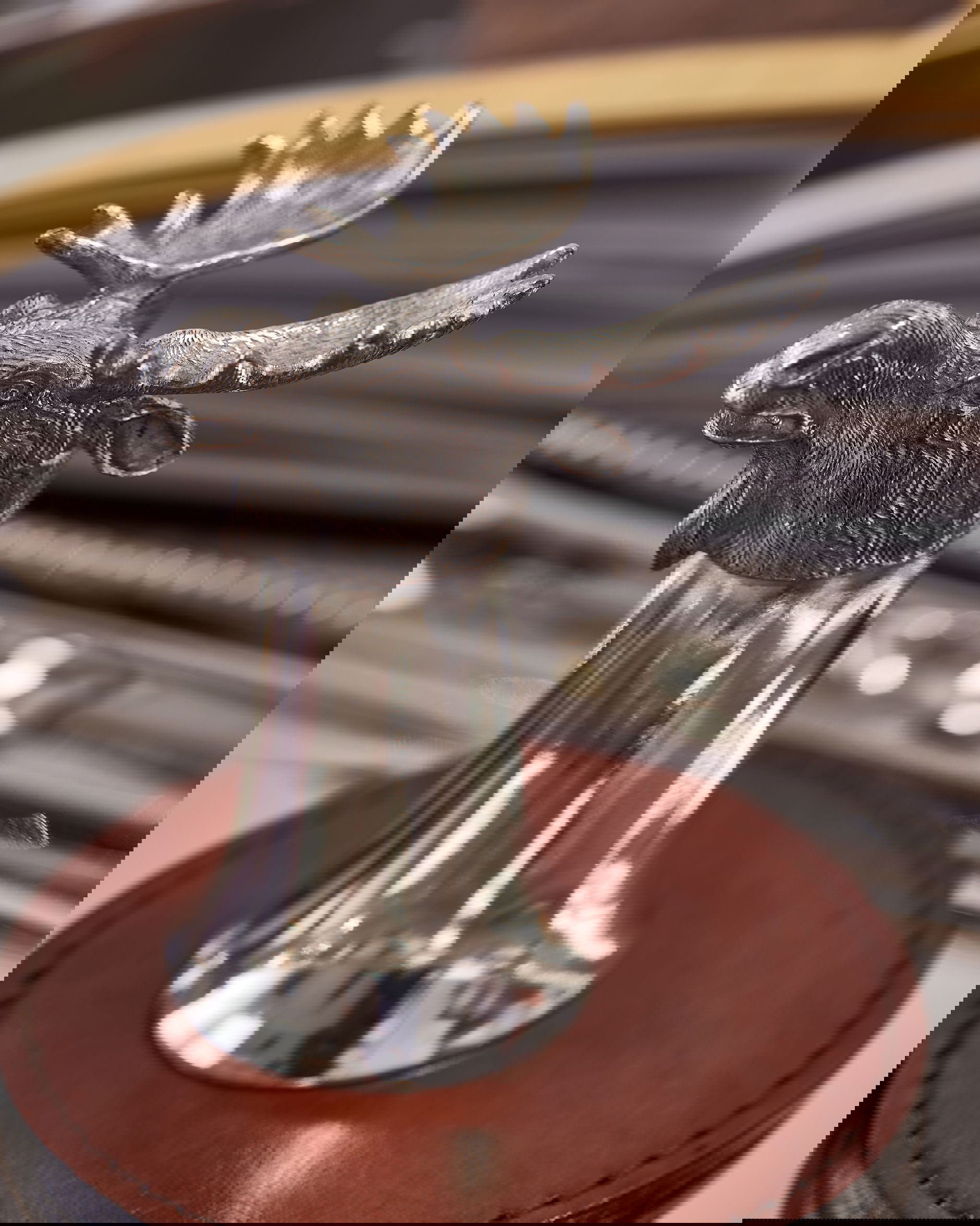 Moose snapsglas tenn