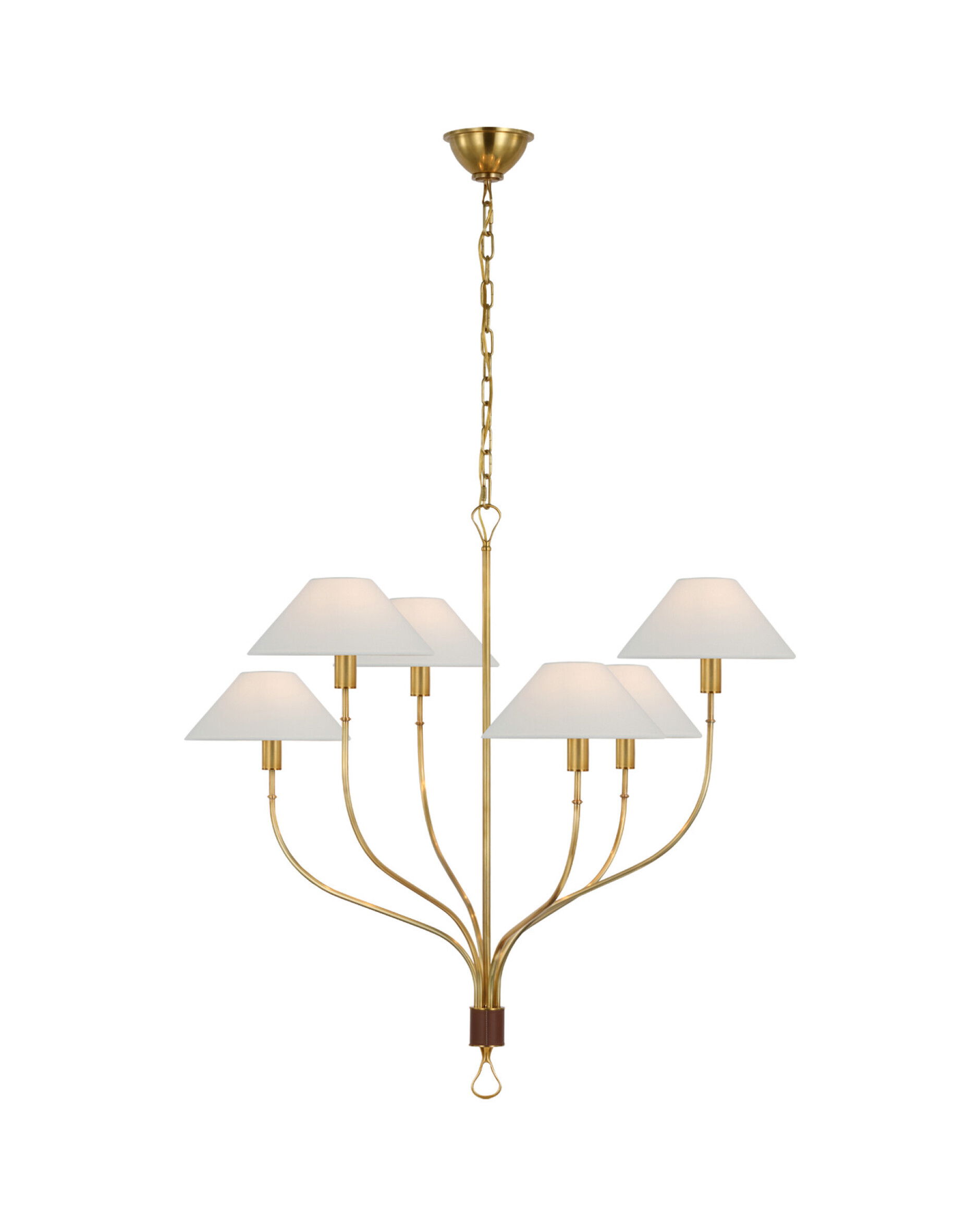 Griffin takkrona antik mässing L