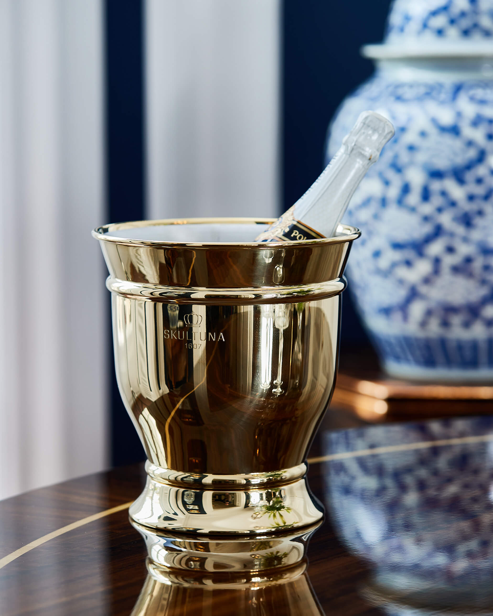 Champagnekylare mässing