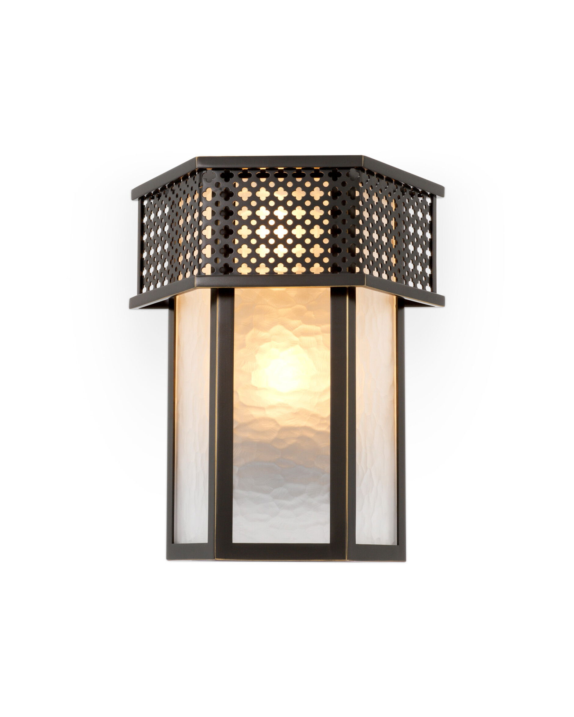 Minerva wandlamp brons