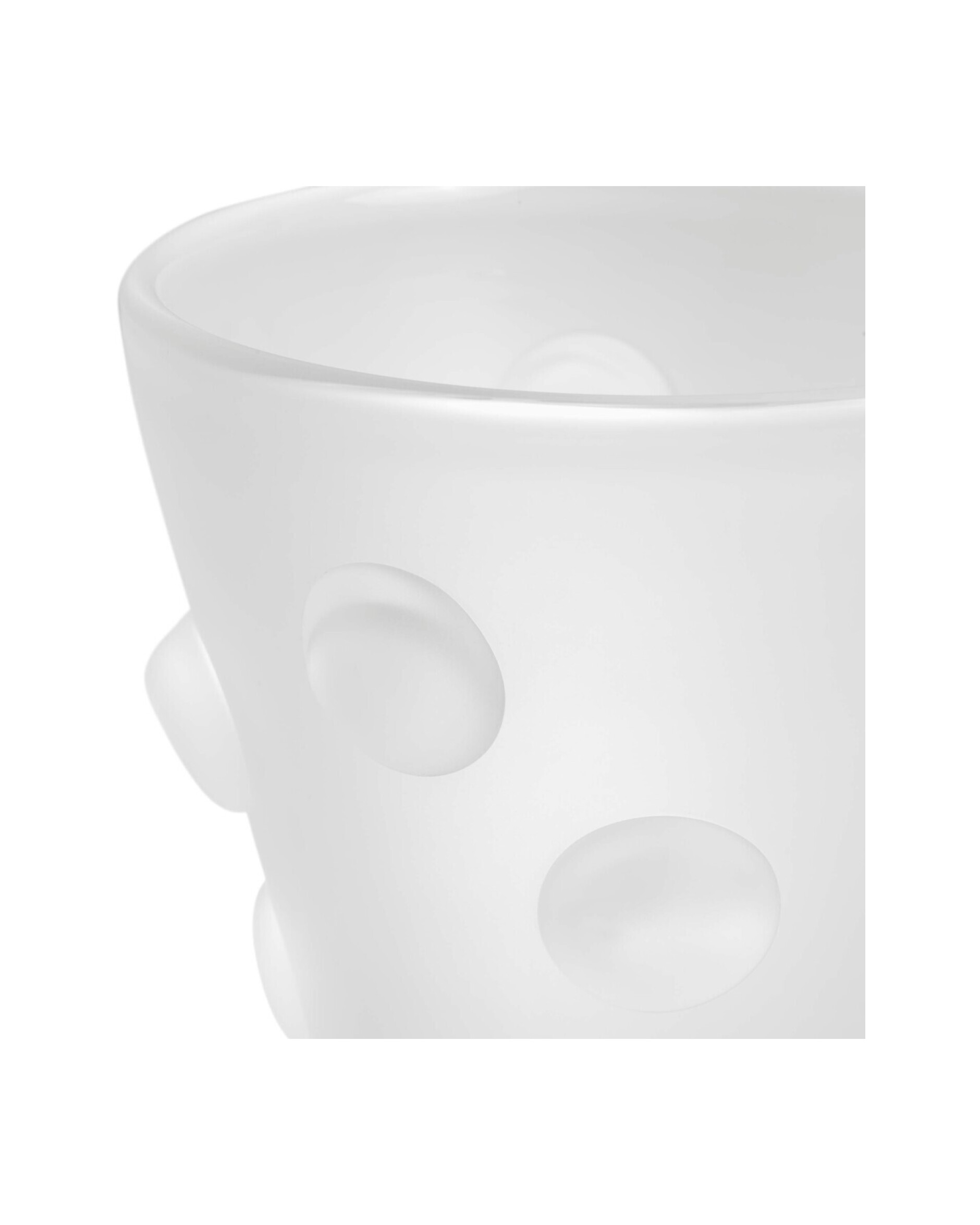 Evander vaas mat wit