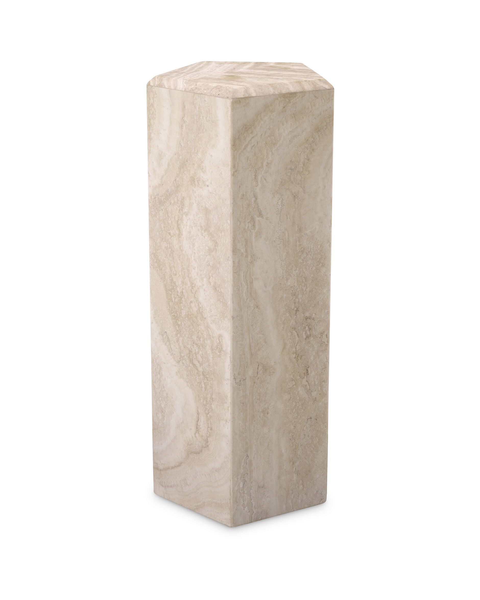Cuneo piedestal travertine
