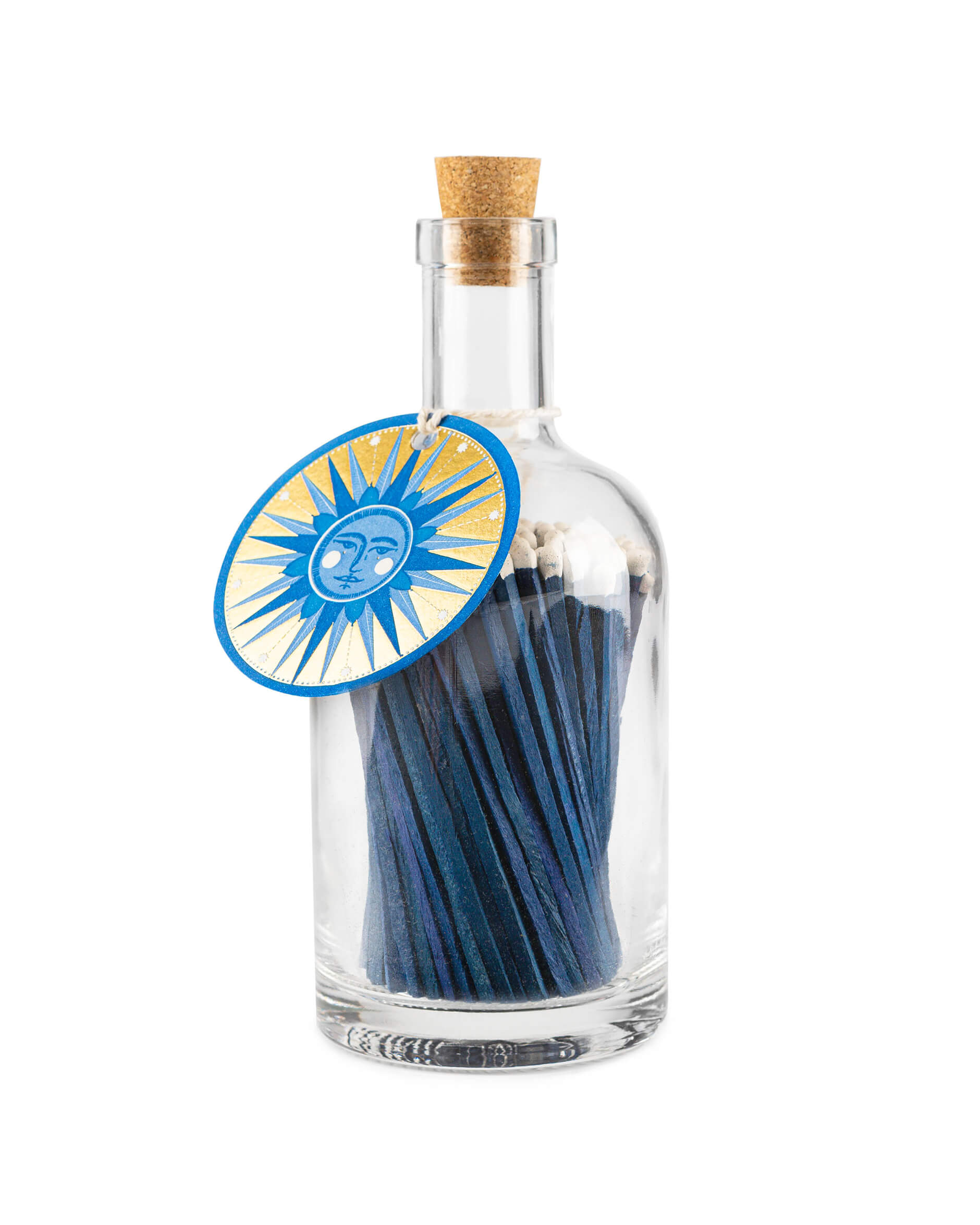 Golden Sun Matches Bottle