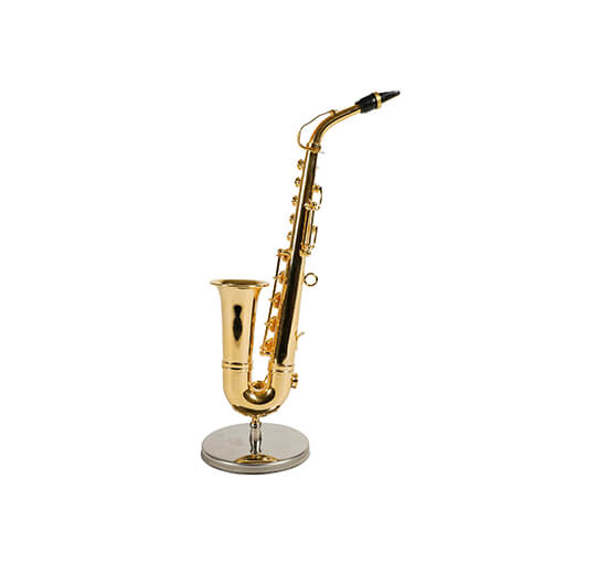 Alto Sax Decoration Brass