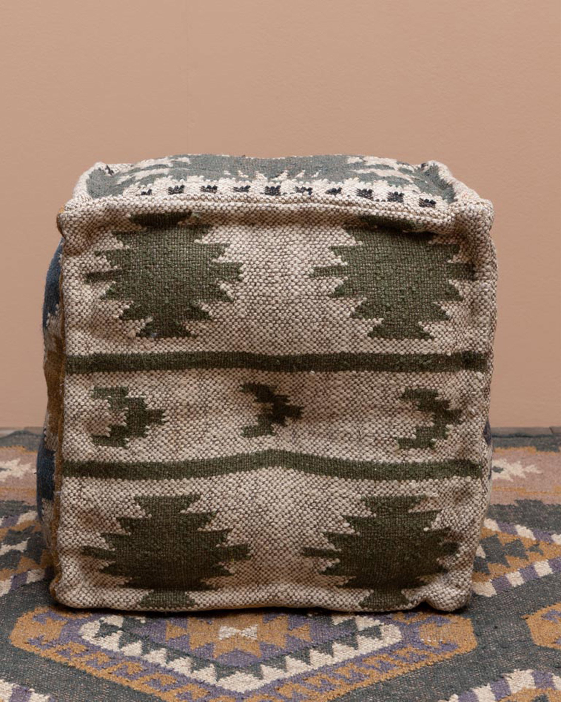 Summer Kilim Seat Pouf