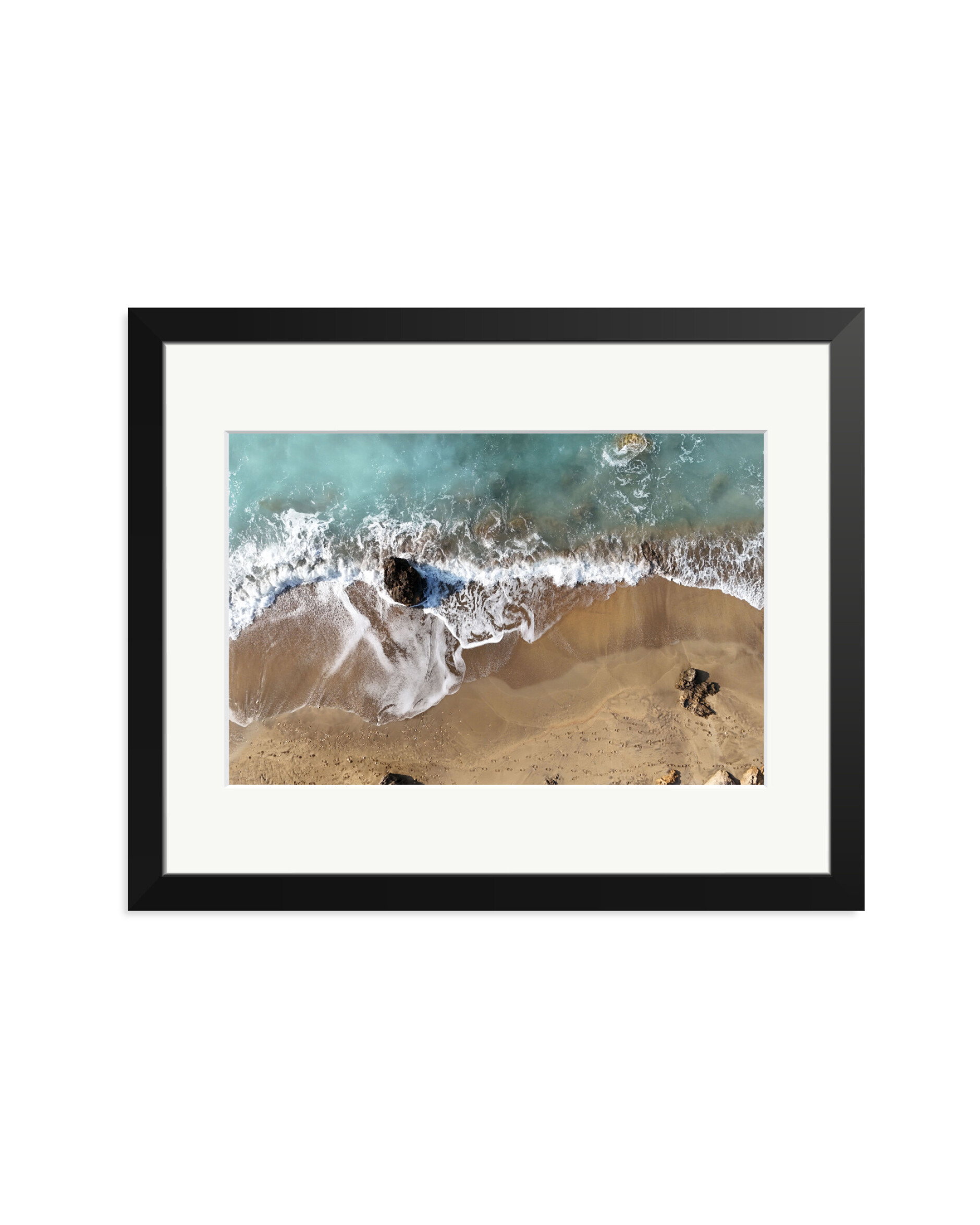 Footprints in the sand Black / Medium