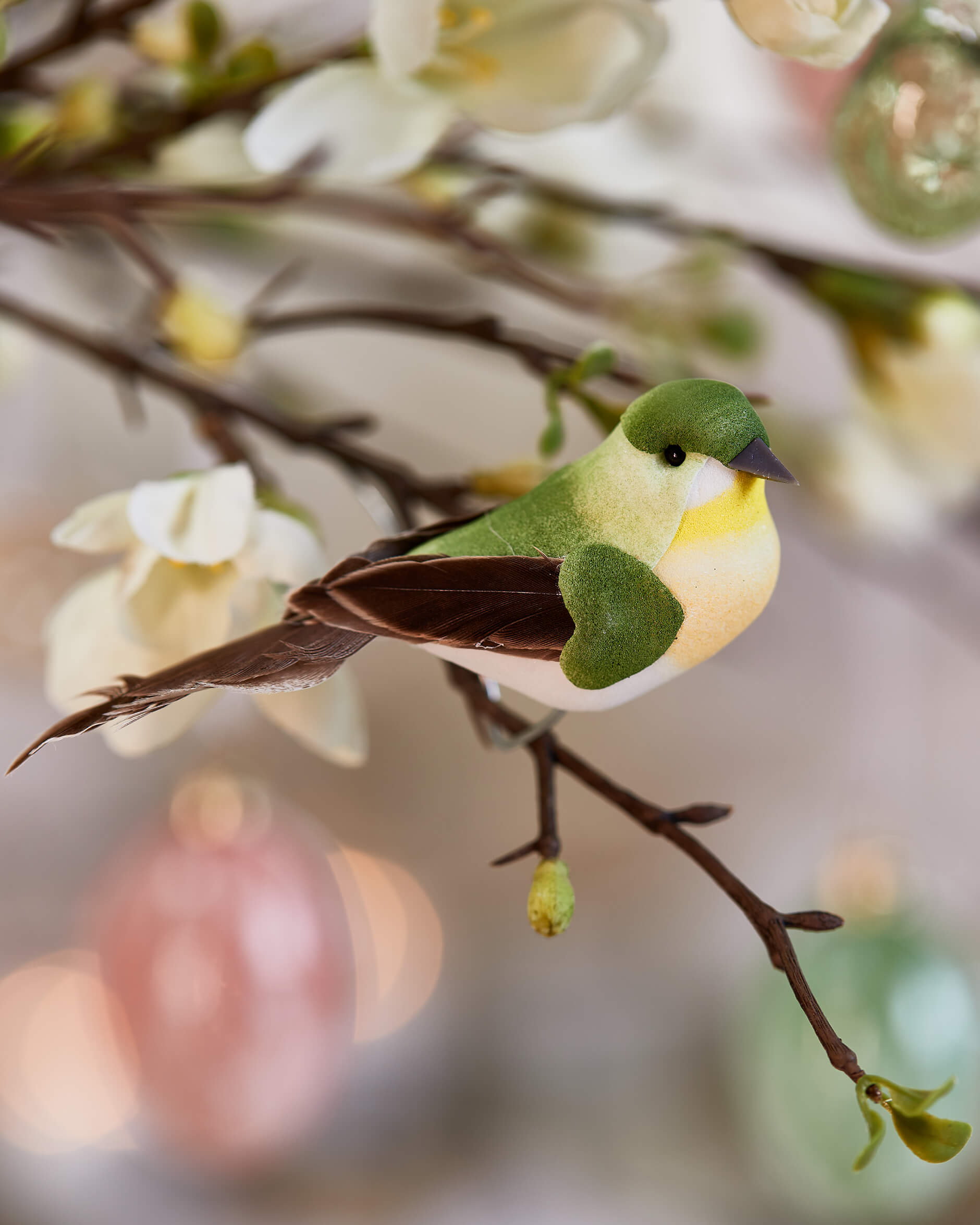 Alfie Decorative Bird Green