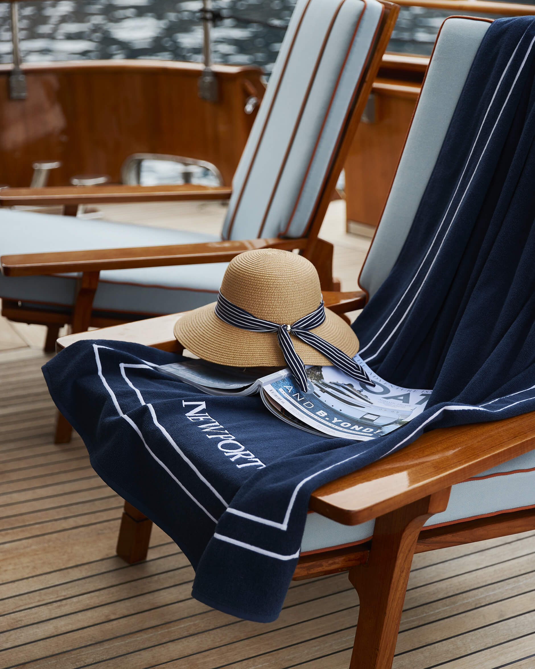 Capri strandhandduk navy