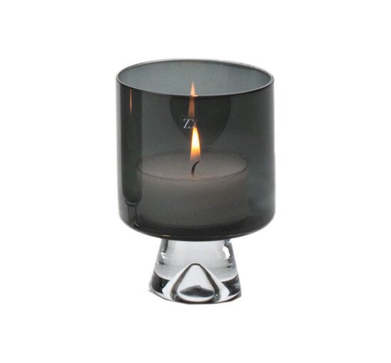 Grey - Riley candle holder brown