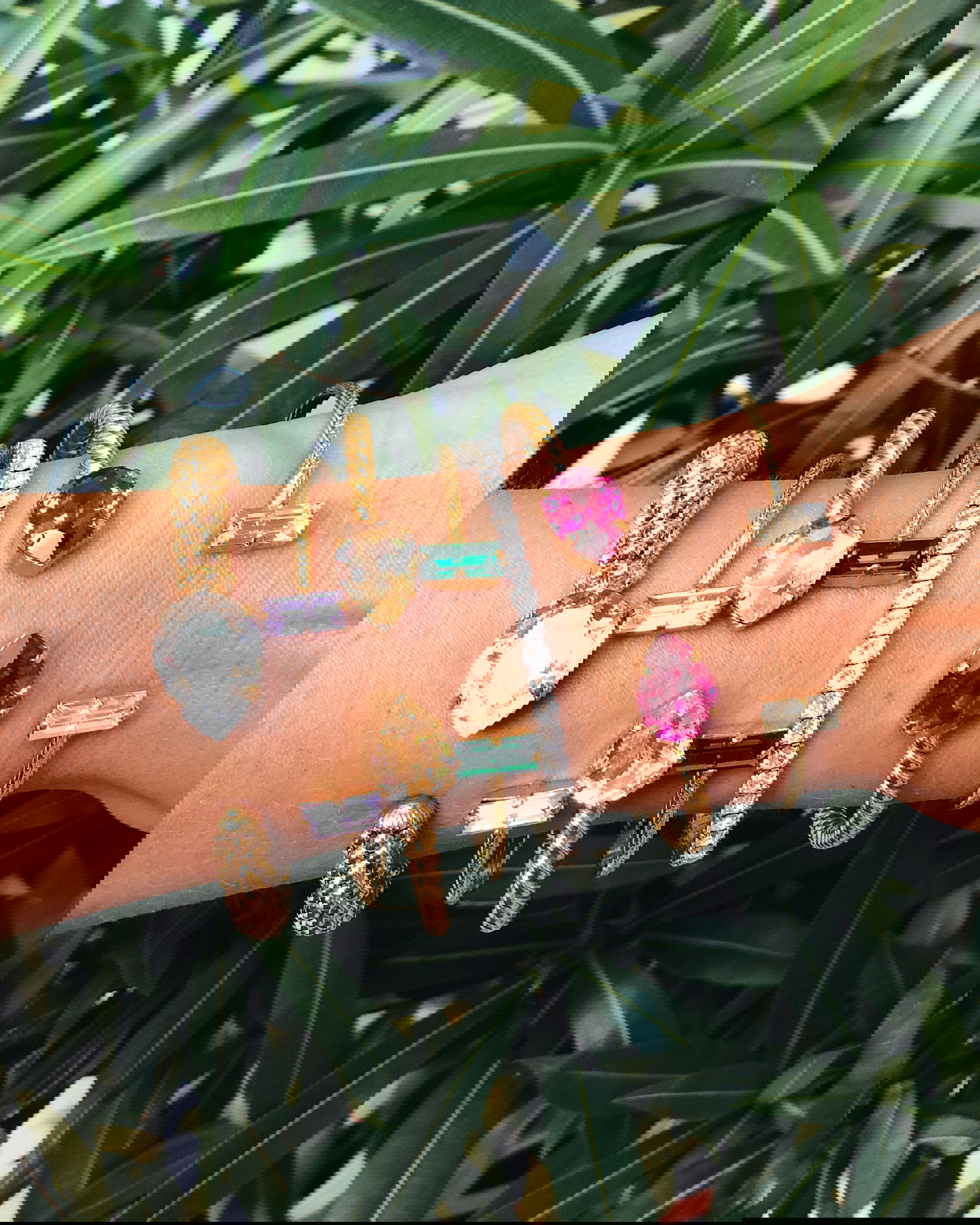 Mini Drop armband silk