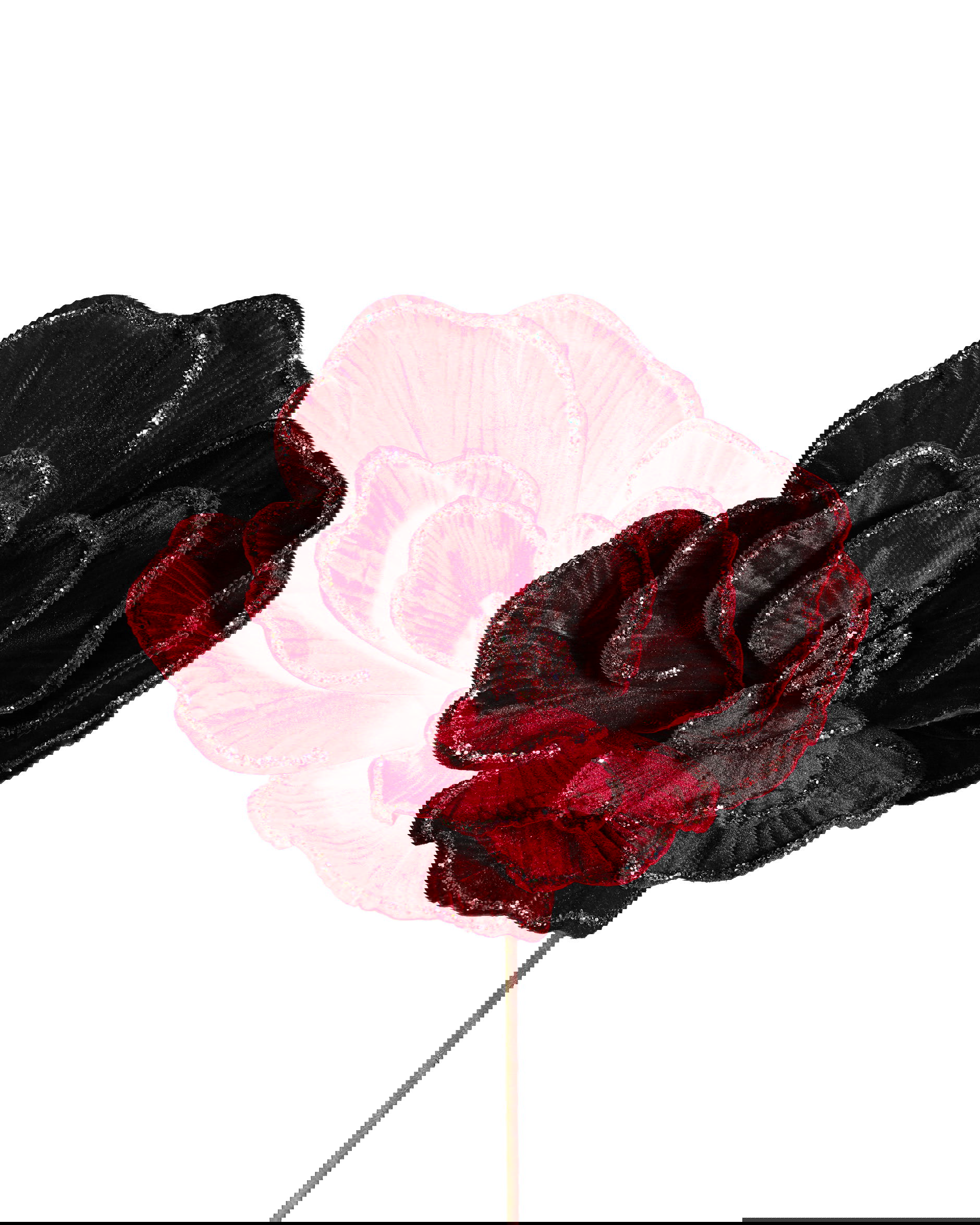 Amira bloem kerstdecoratie rood