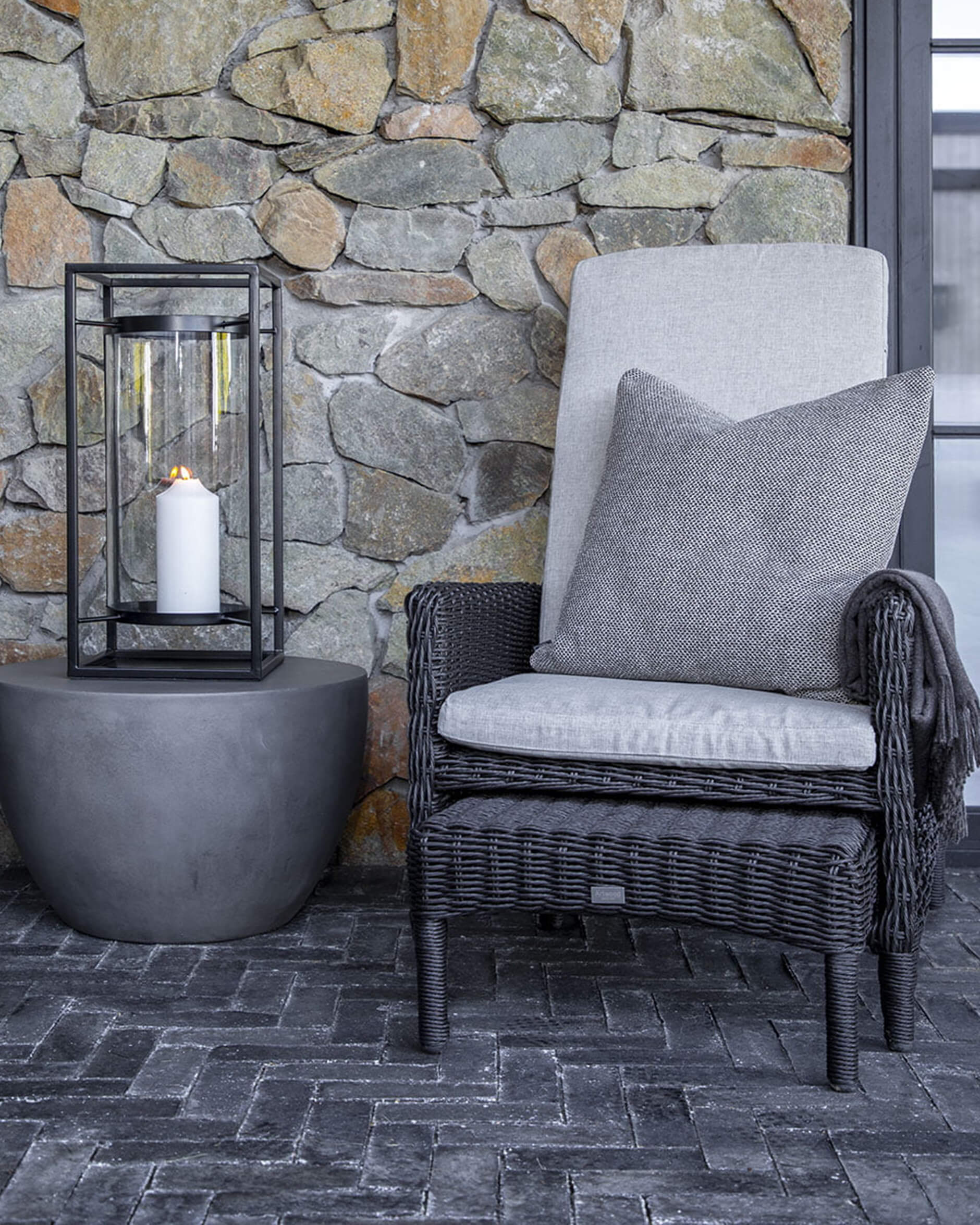 Tampa solsäng svart