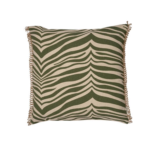 Zebra pyntepude grøn