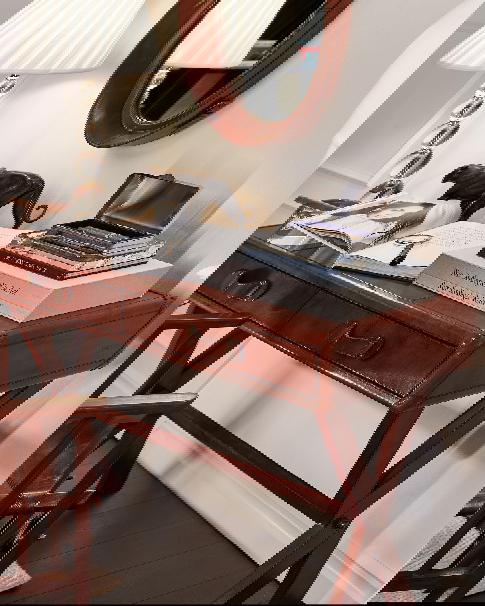 Kensington konsolbord läder