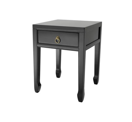 Black - Chinese Side Table Black
