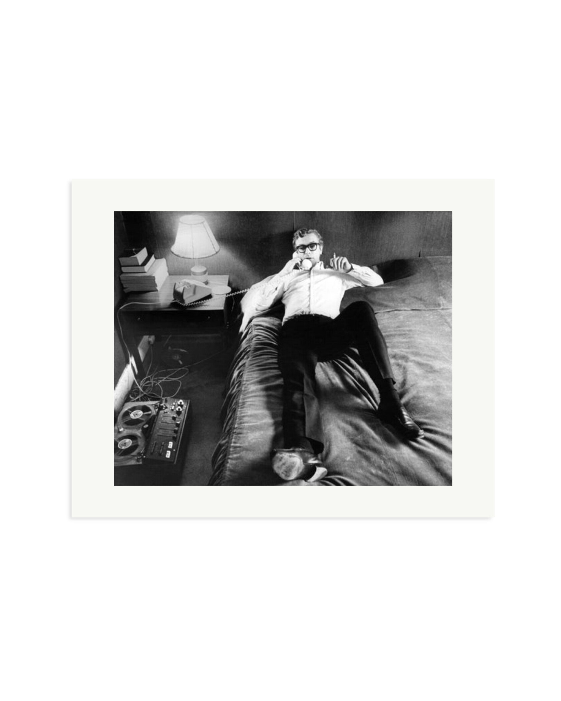Caine on the phone Print Only / Medium