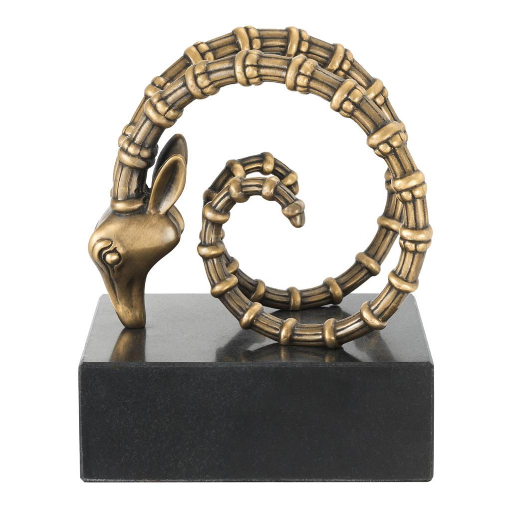 Ibex bokstöd mässing 2-set