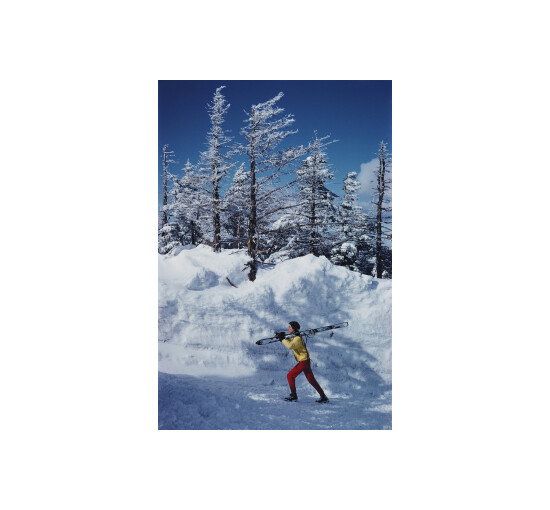 Skier in Vermont