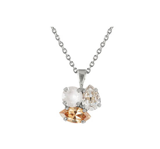 null - Ana halskæde golden combo rhodium