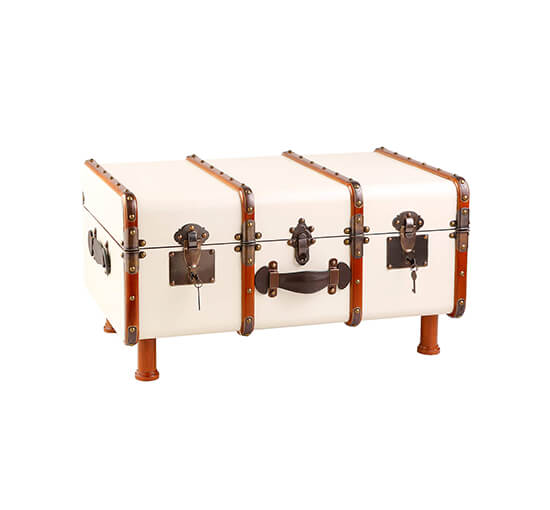 Stateroom Trunk Table Off-White