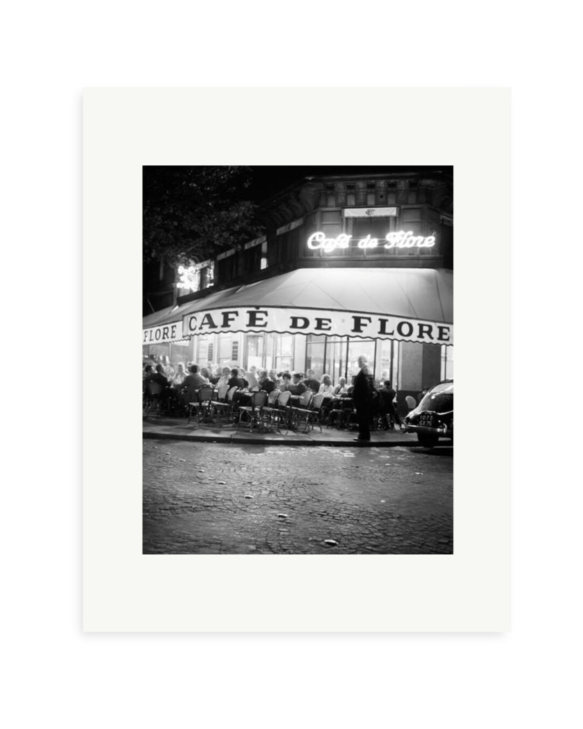 Cafe de Flore, 60s Print Only / Small