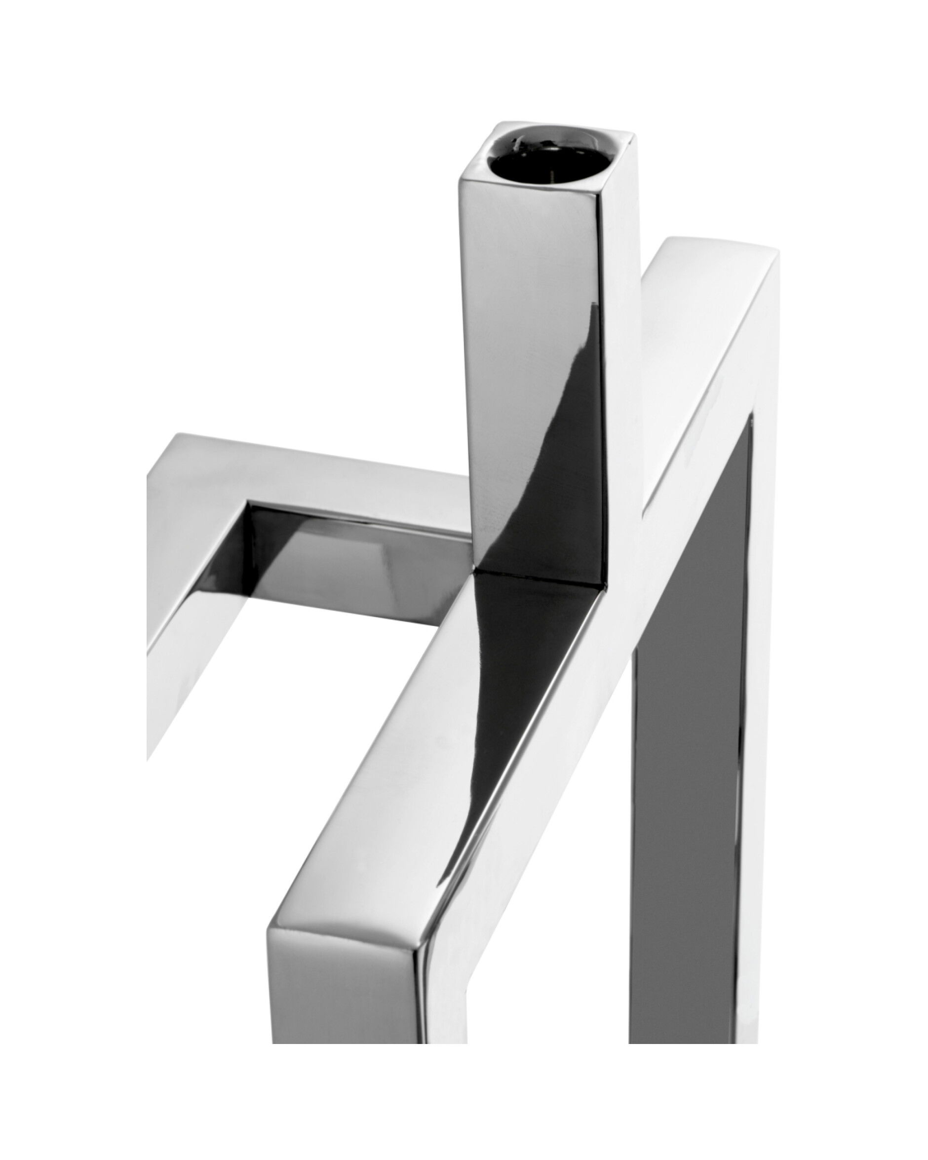 Skyline ljusstake silver