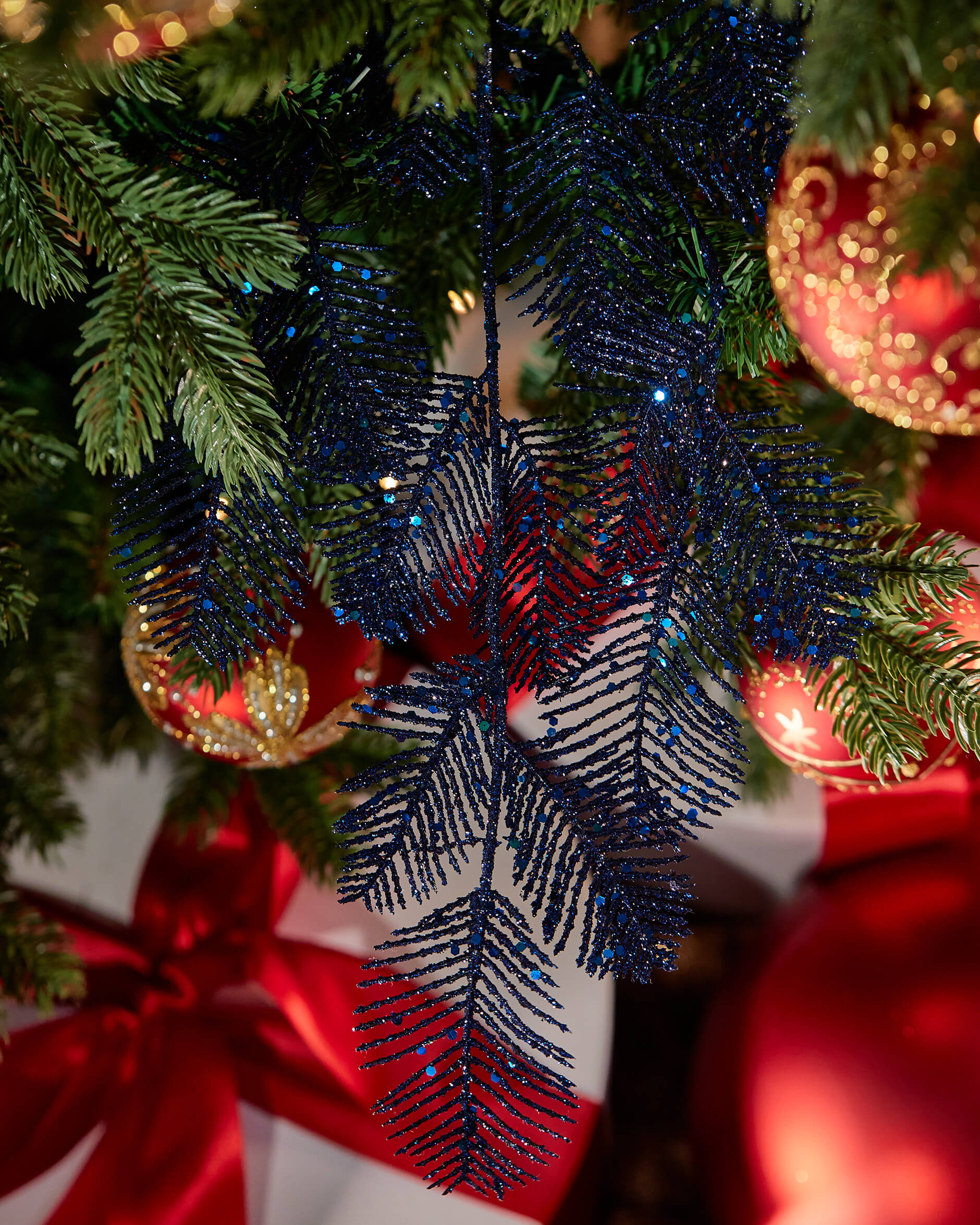 Avery-joulukoristeoksa, sininen