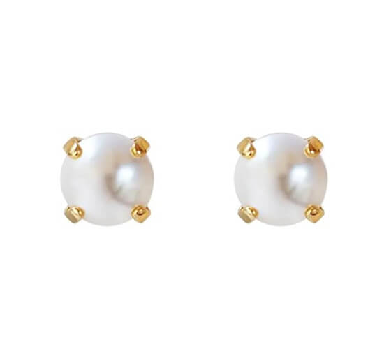 Classic Stud Earrings Pearl