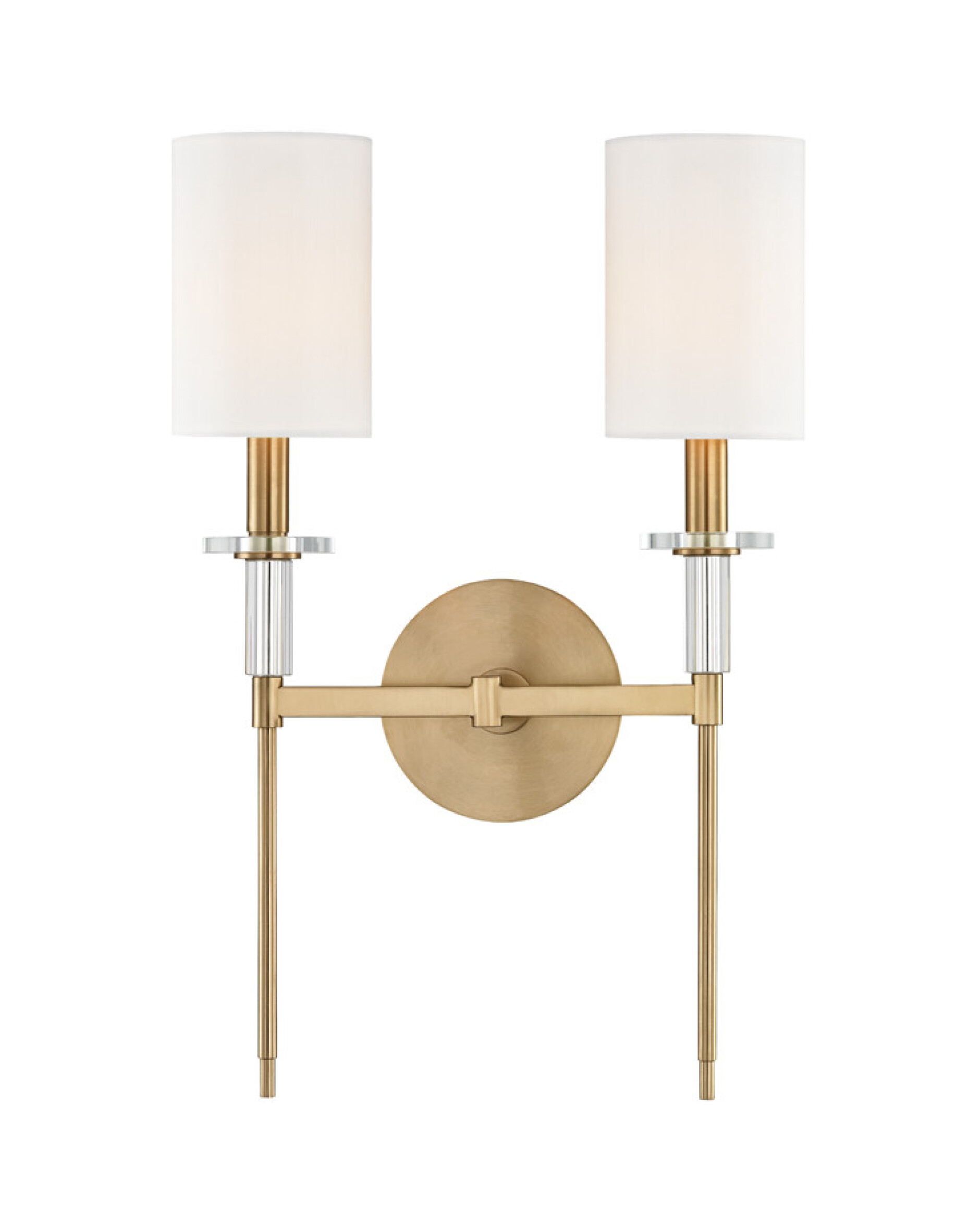 Amherst vegglampe antikk messing