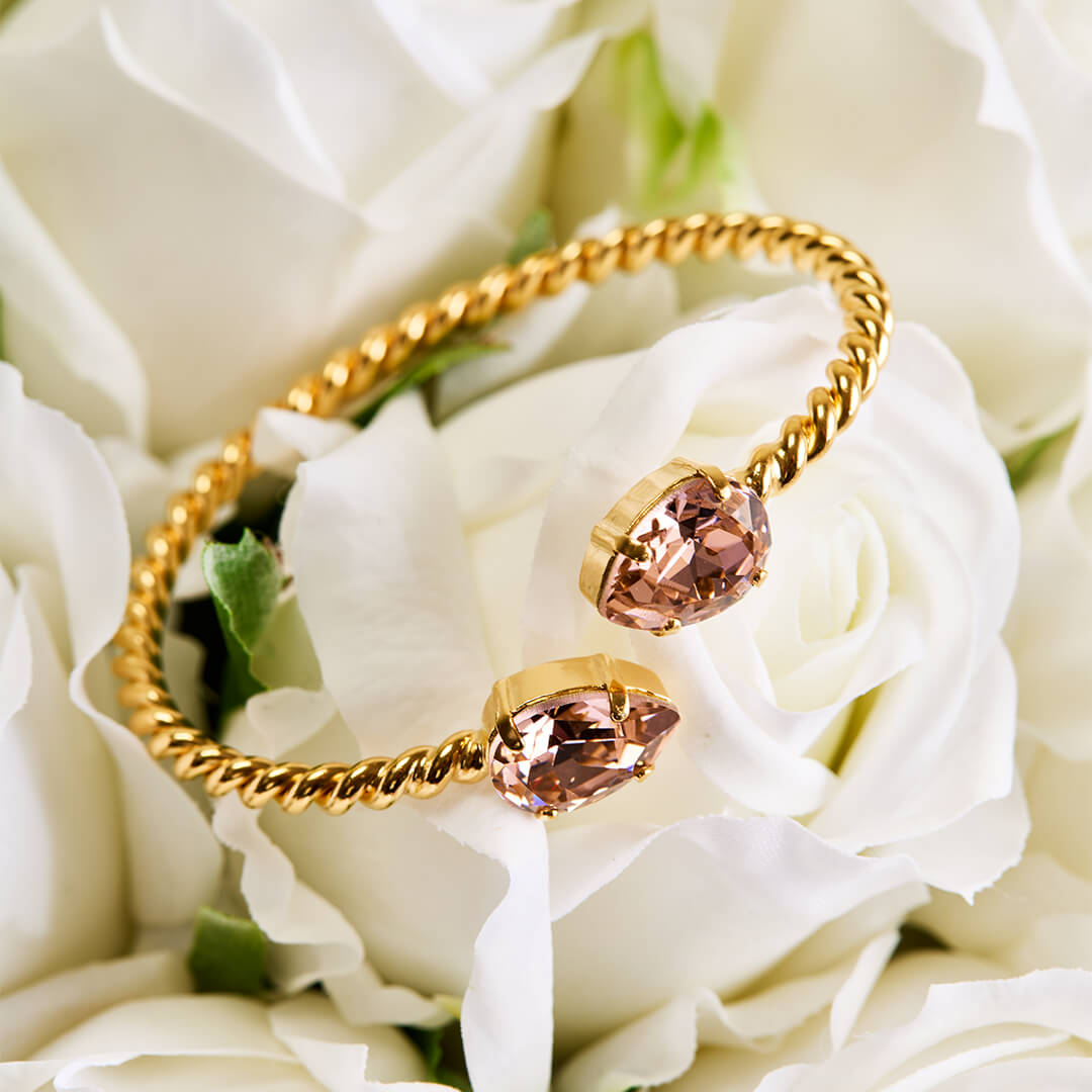 Mini Drop Bracelet Vintage Rose